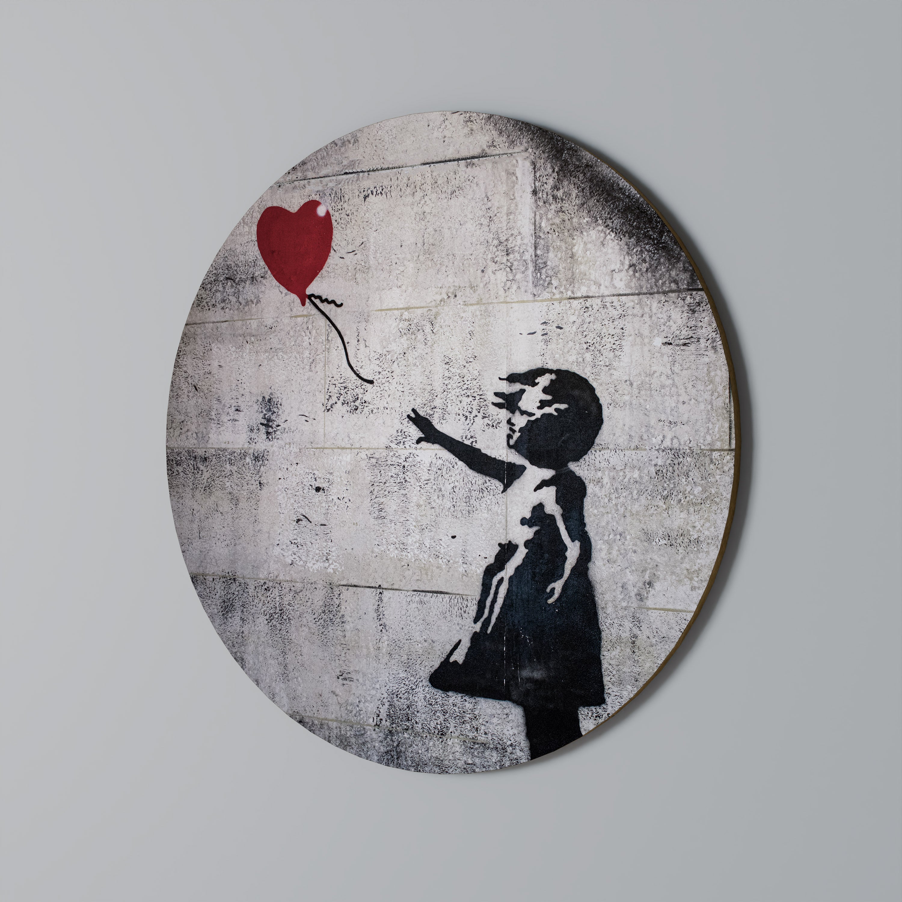BALLON GIRL (BANKSY) Obraz okrągły