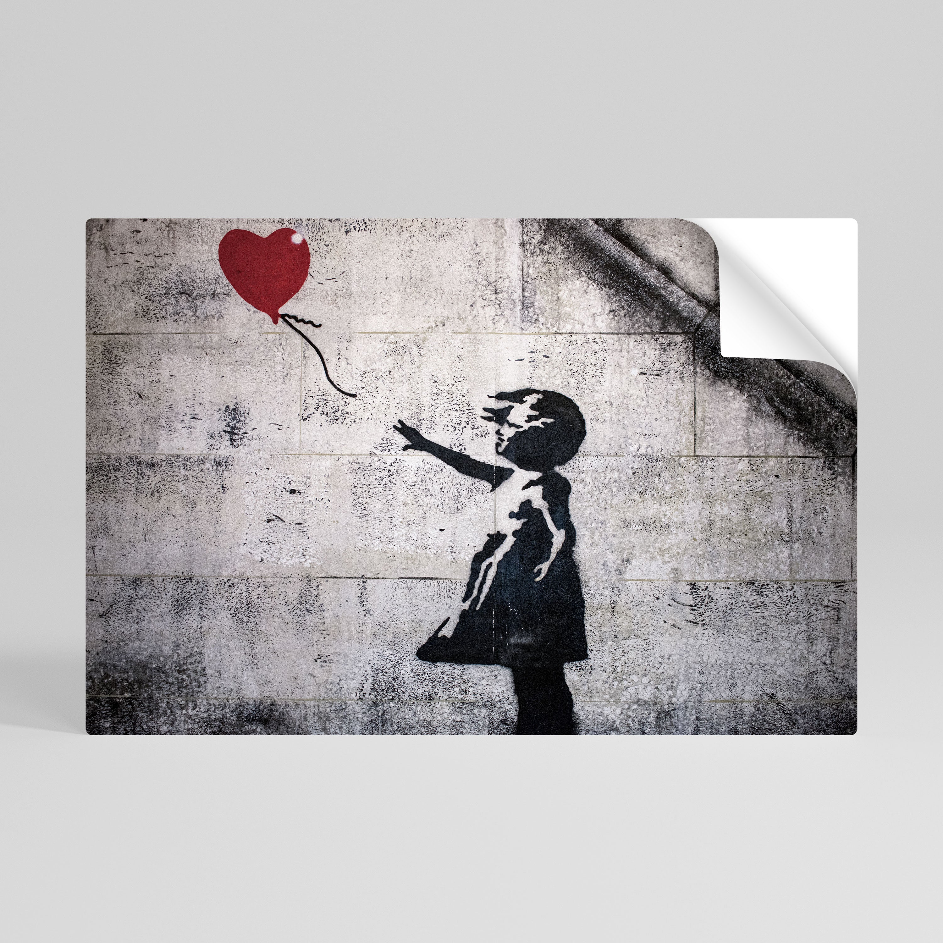 BALLON GIRL (BANKSY) Naklejka/Plakat poziomy