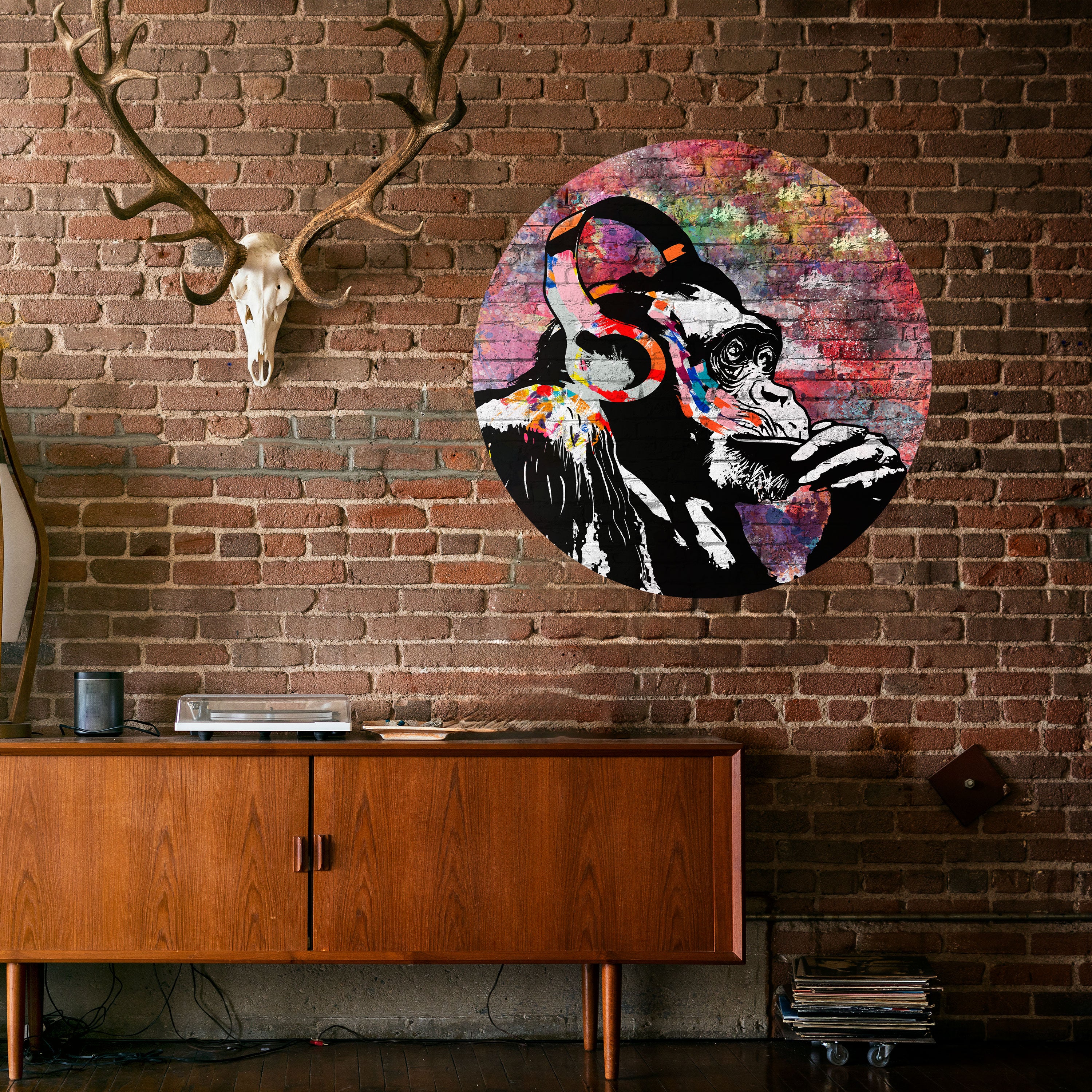 APISH LISTENER Obraz okrągły