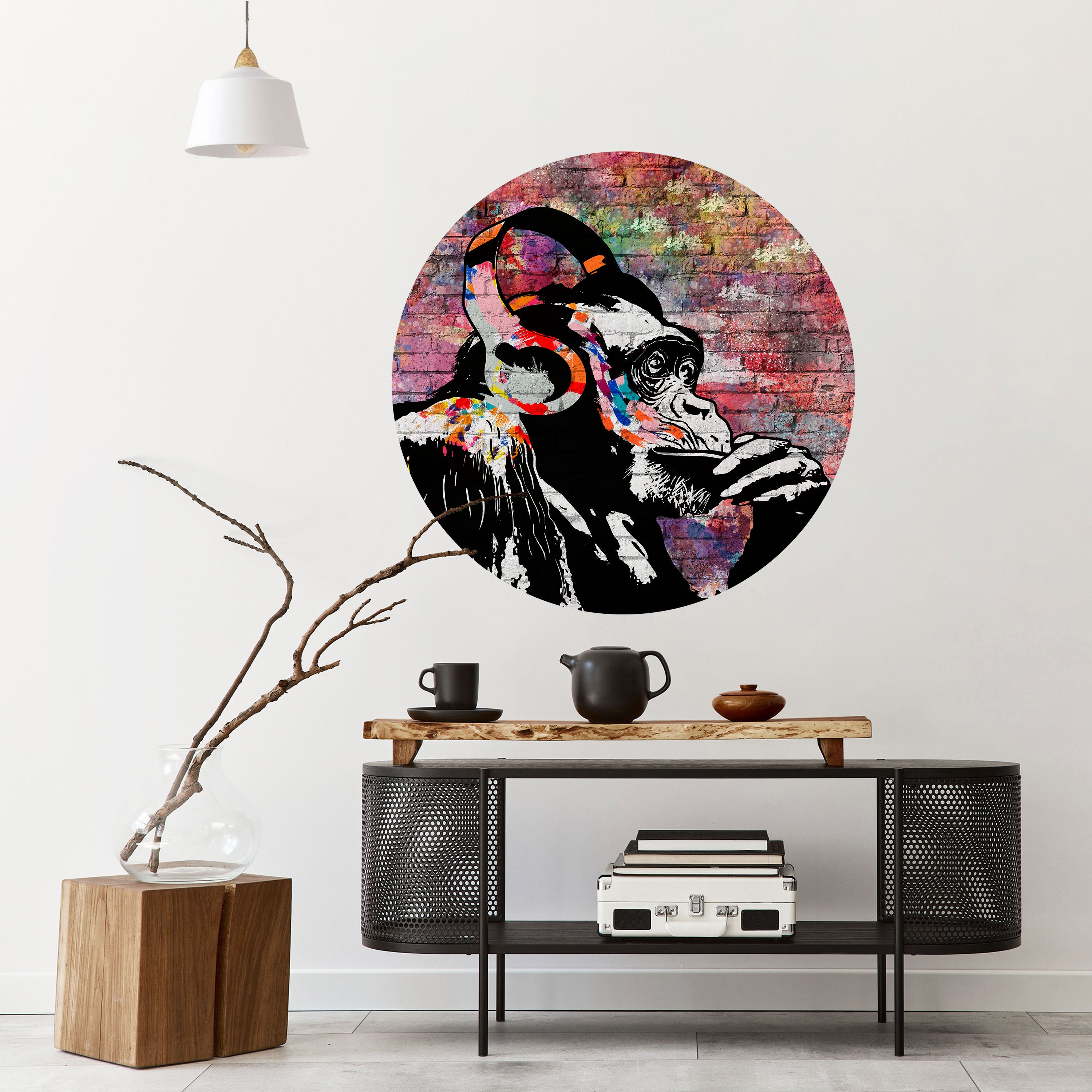 APISH LISTENER Naklejka okrągła