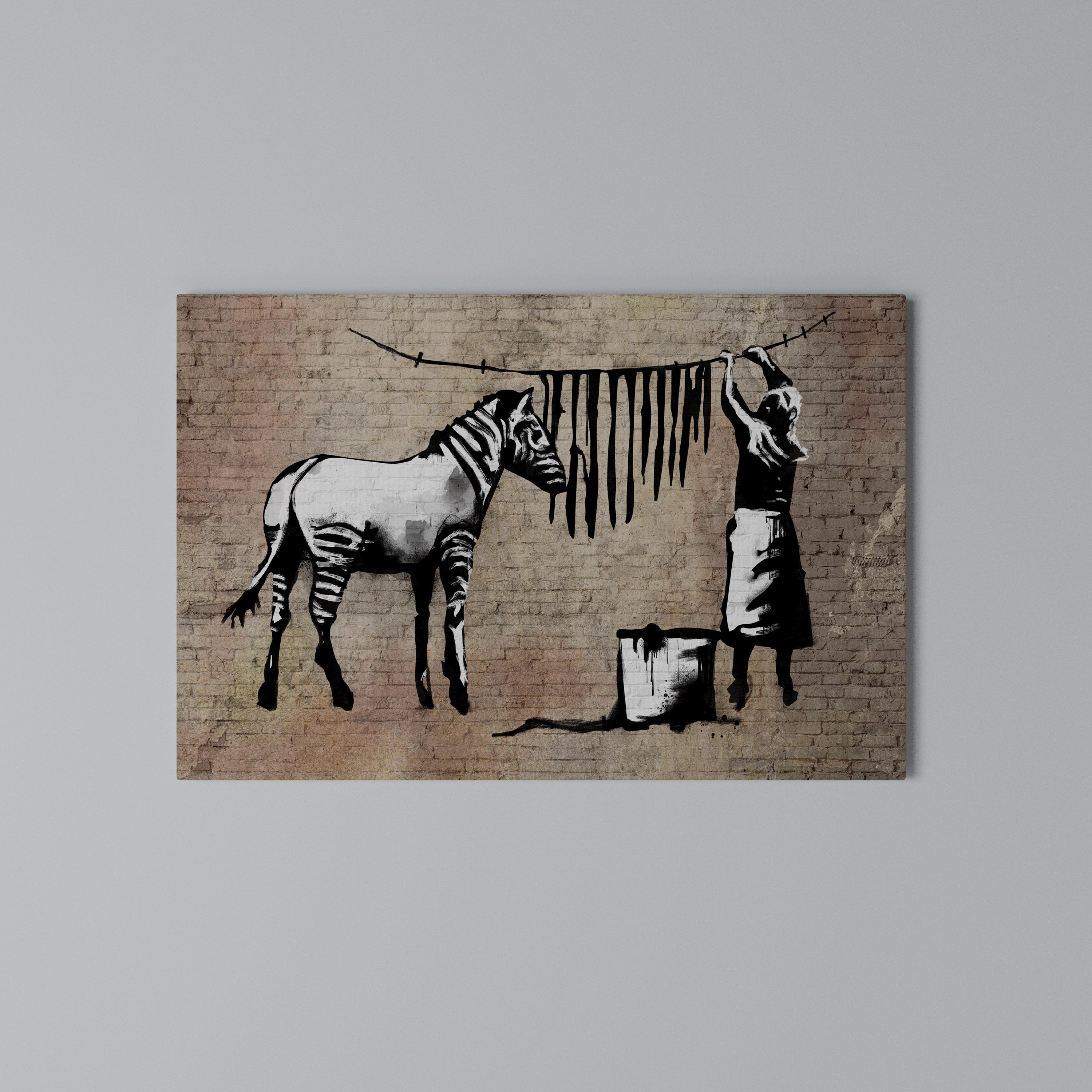 TIDY ZEBRA Poziomy obraz na płótnie