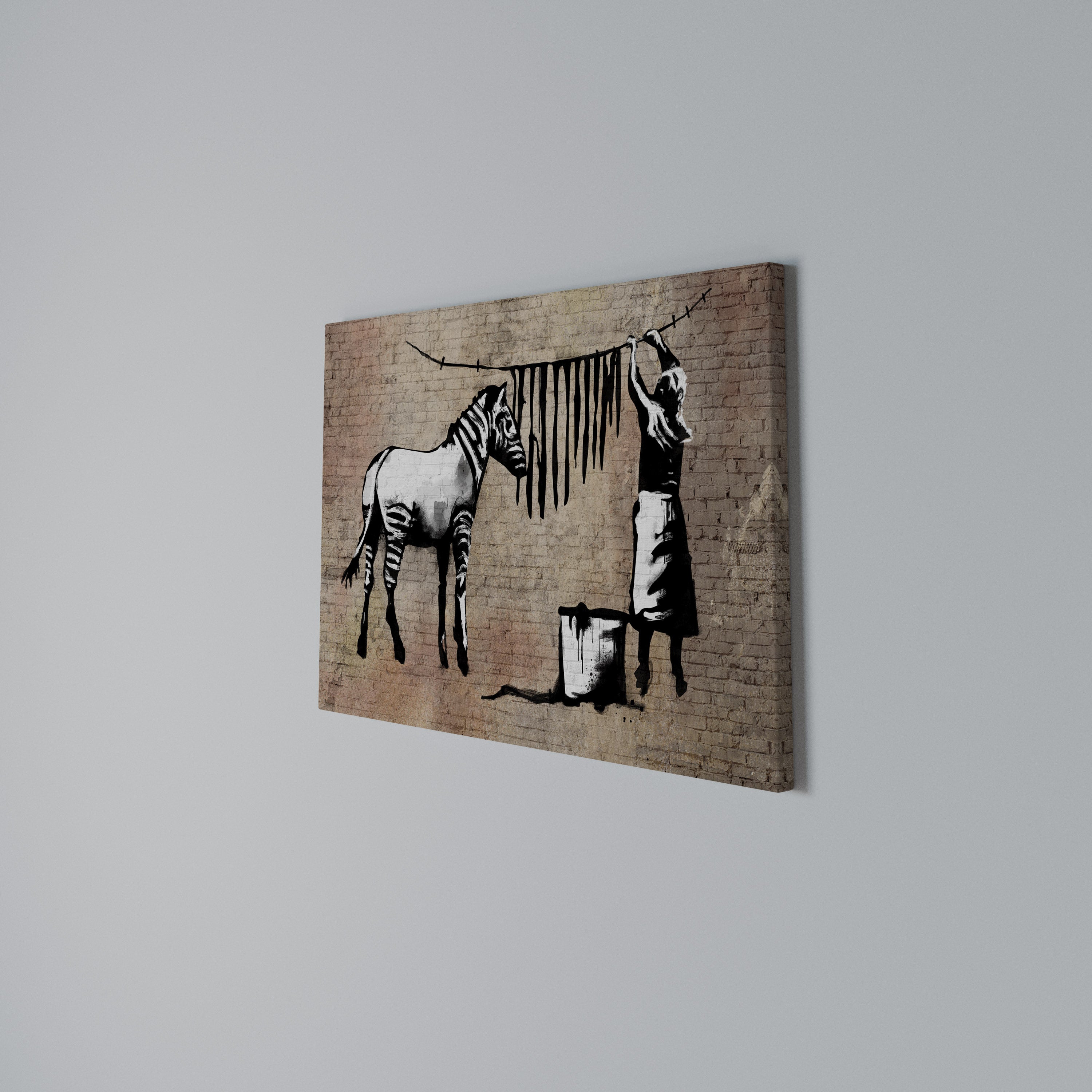 TIDY ZEBRA Poziomy obraz na płótnie