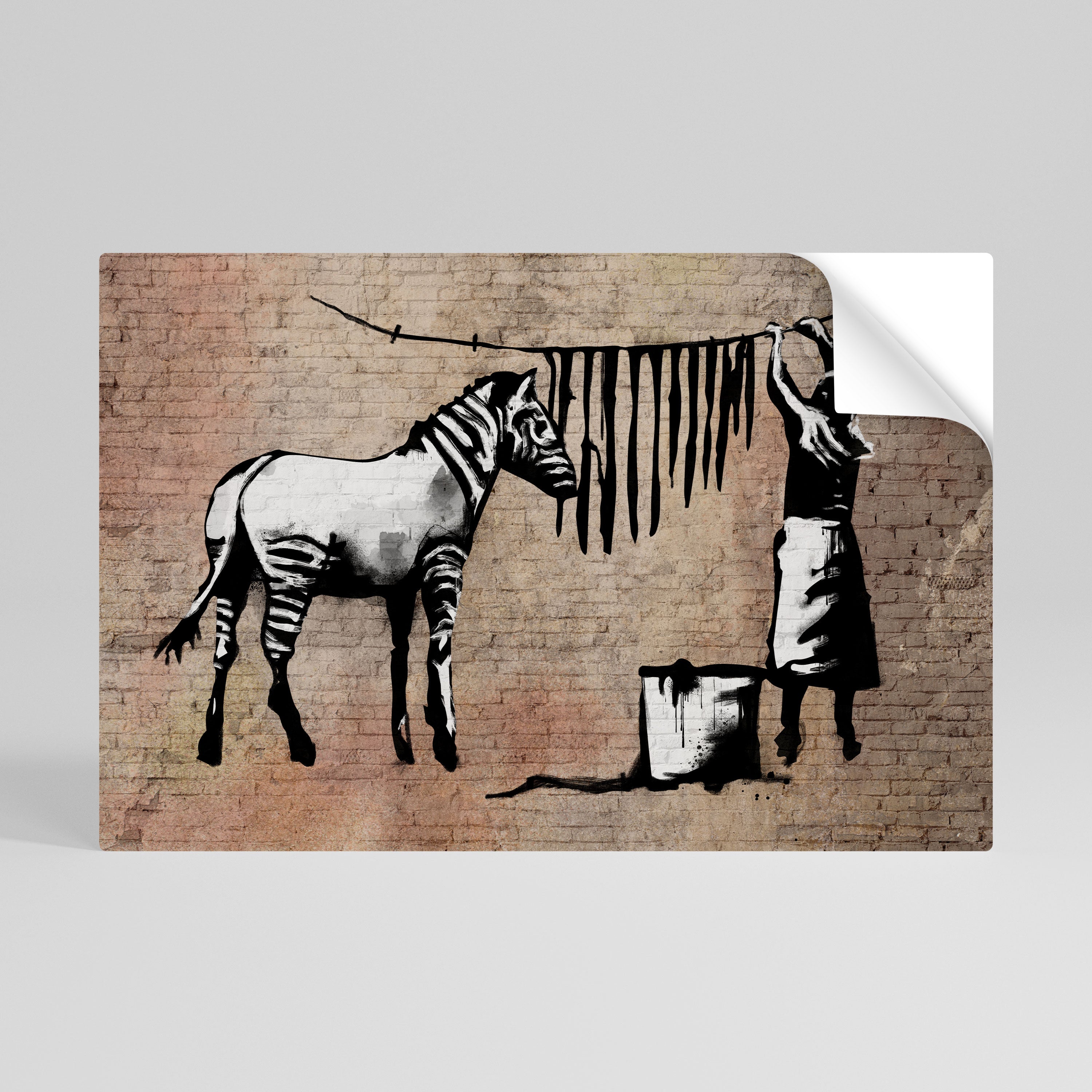 TIDY ZEBRA Naklejka/Plakat poziomy