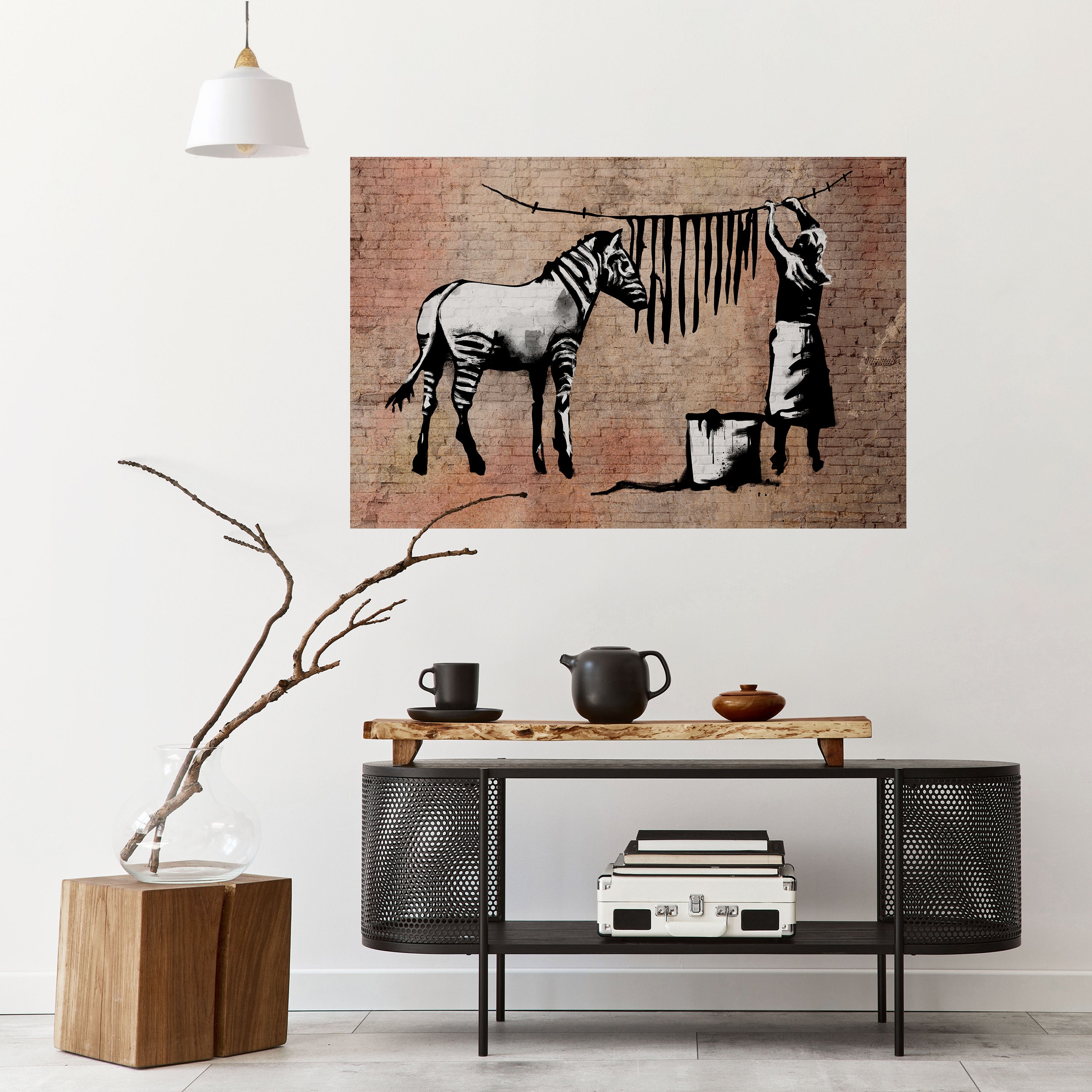 TIDY ZEBRA Naklejka/Plakat poziomy