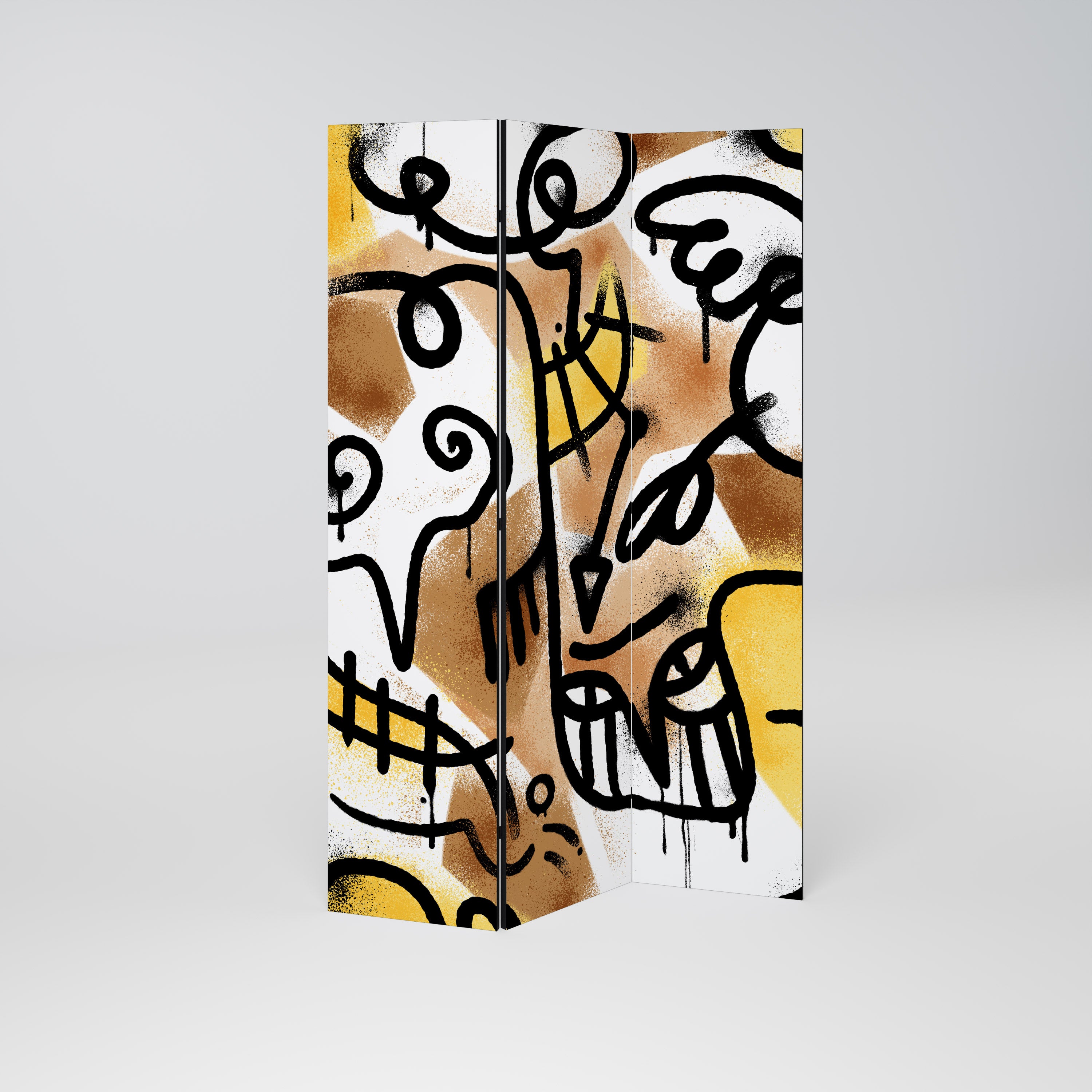 URBAN CANVAS Dekoracyjny parawan 3-skrzydłowy