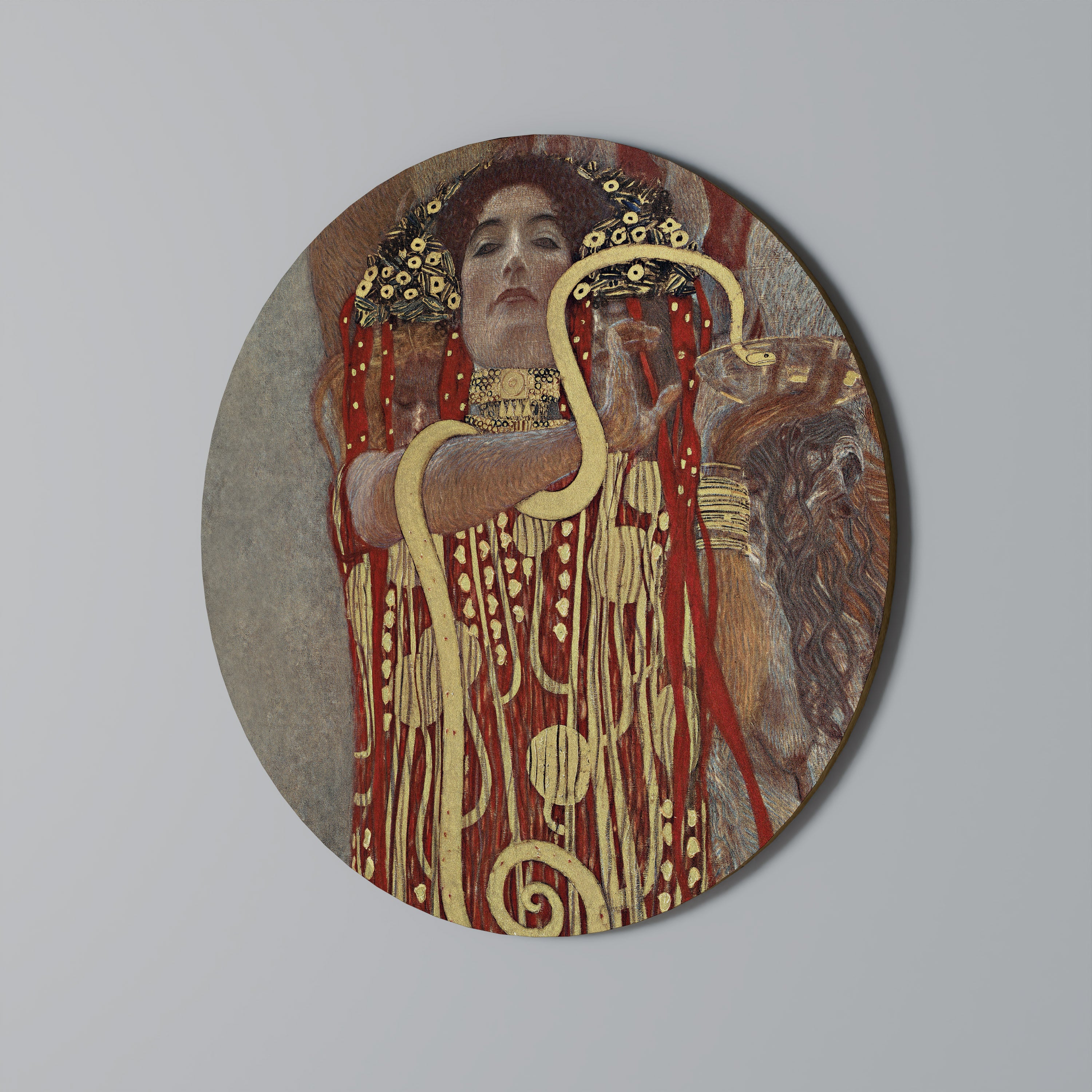 HYGIEIA BY KLIMT Obraz okrągły