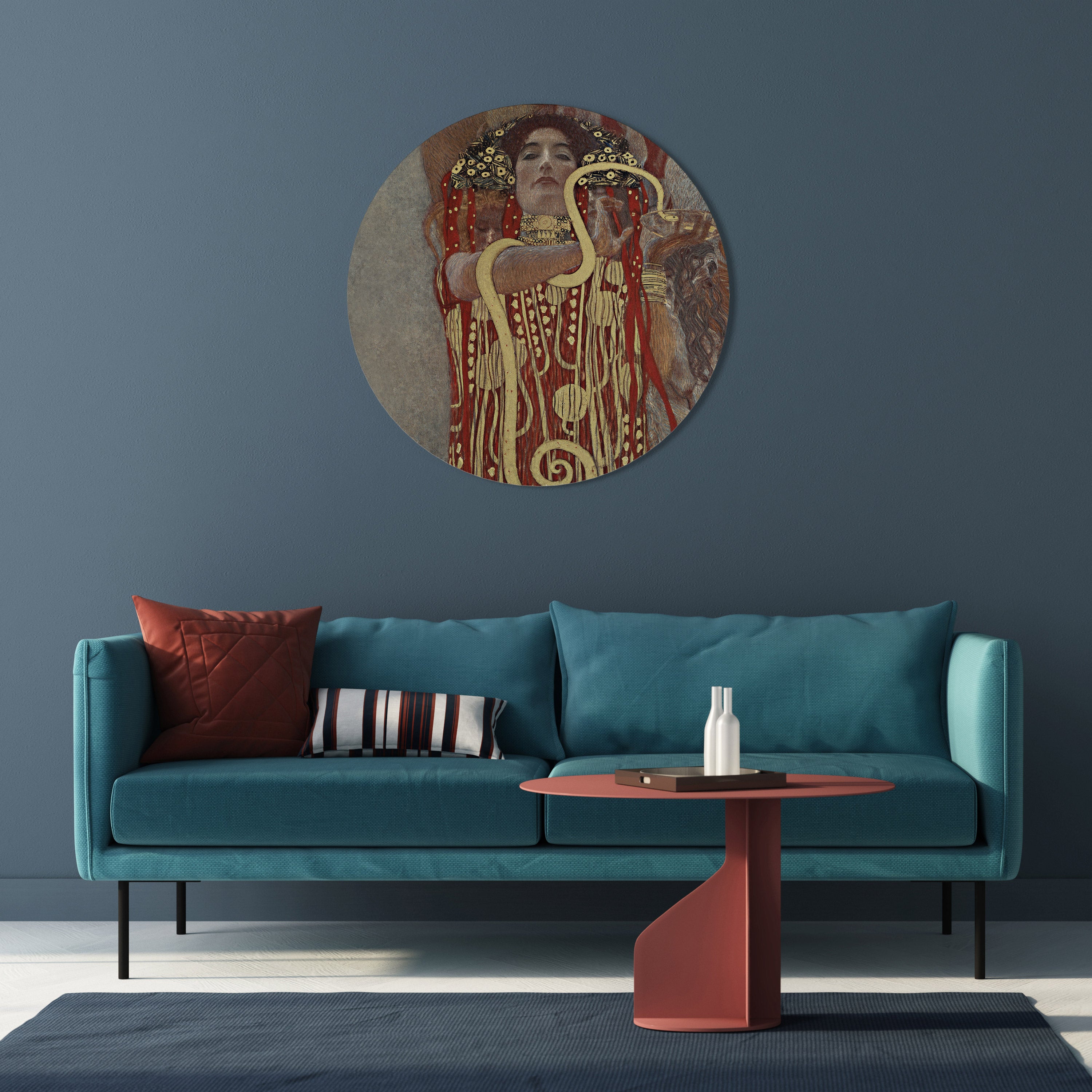 HYGIEIA BY KLIMT Obraz okrągły