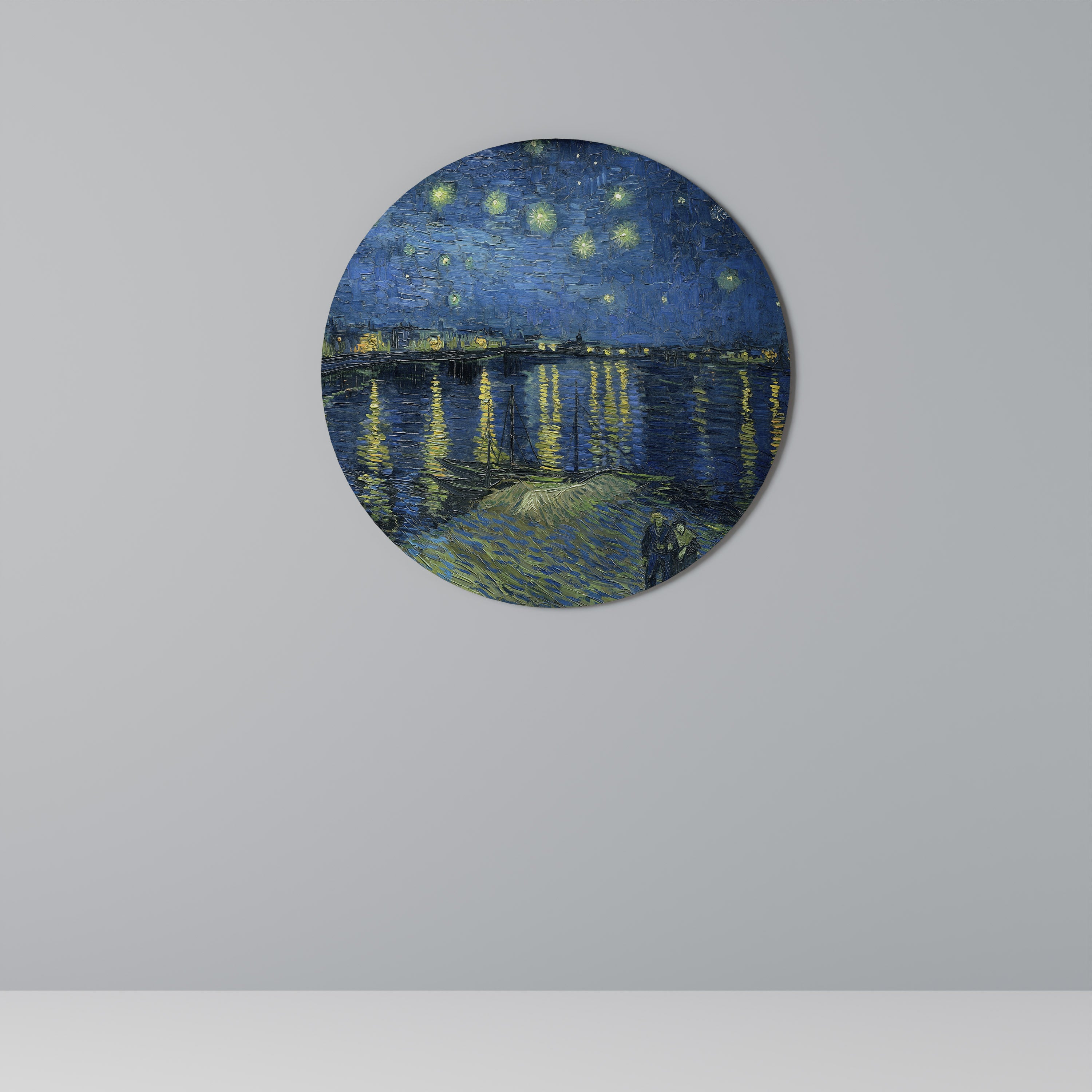 STARRY NIGHT OVER THE RHONE Obraz okrągły