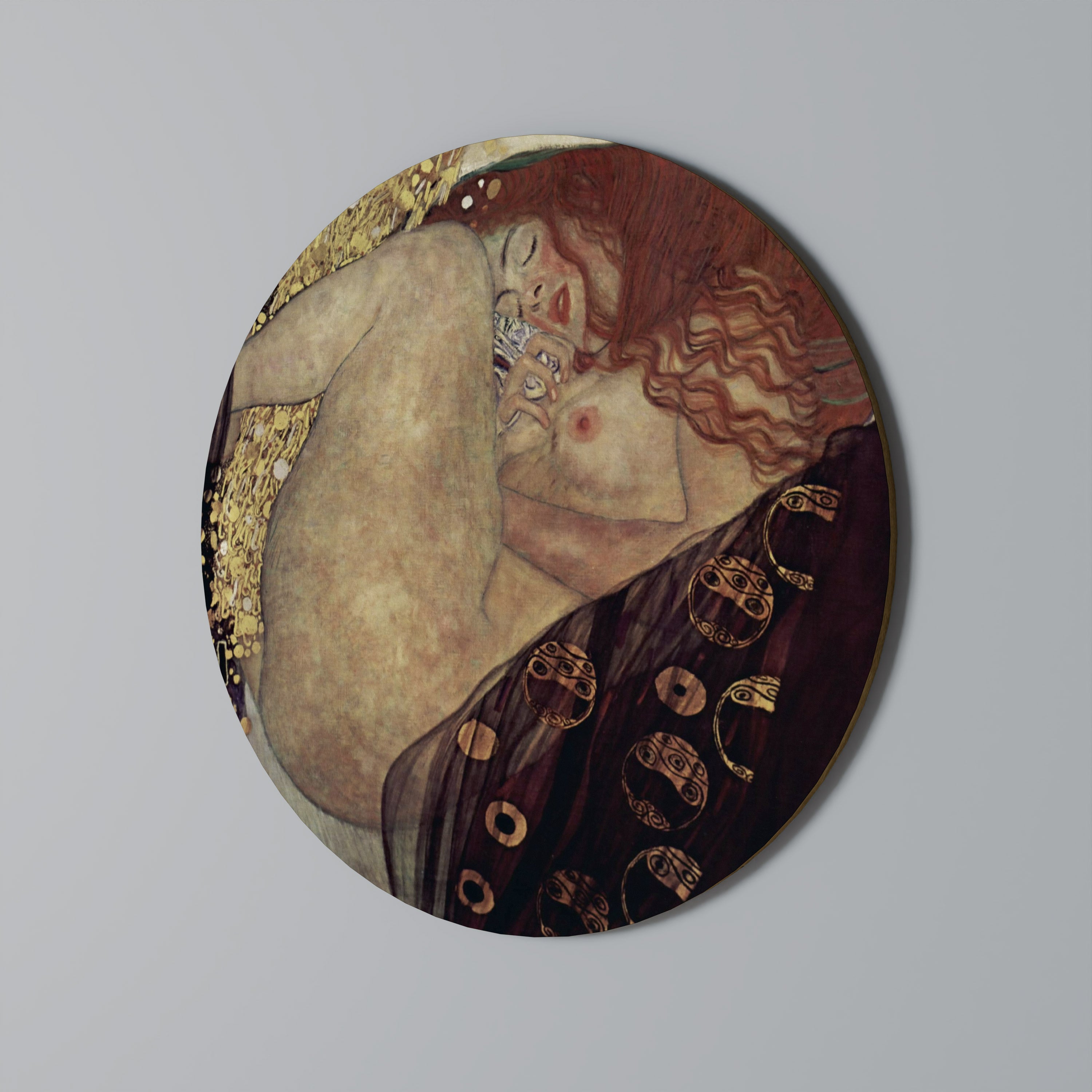 DANAE BY KLIMT Obraz okrągły
