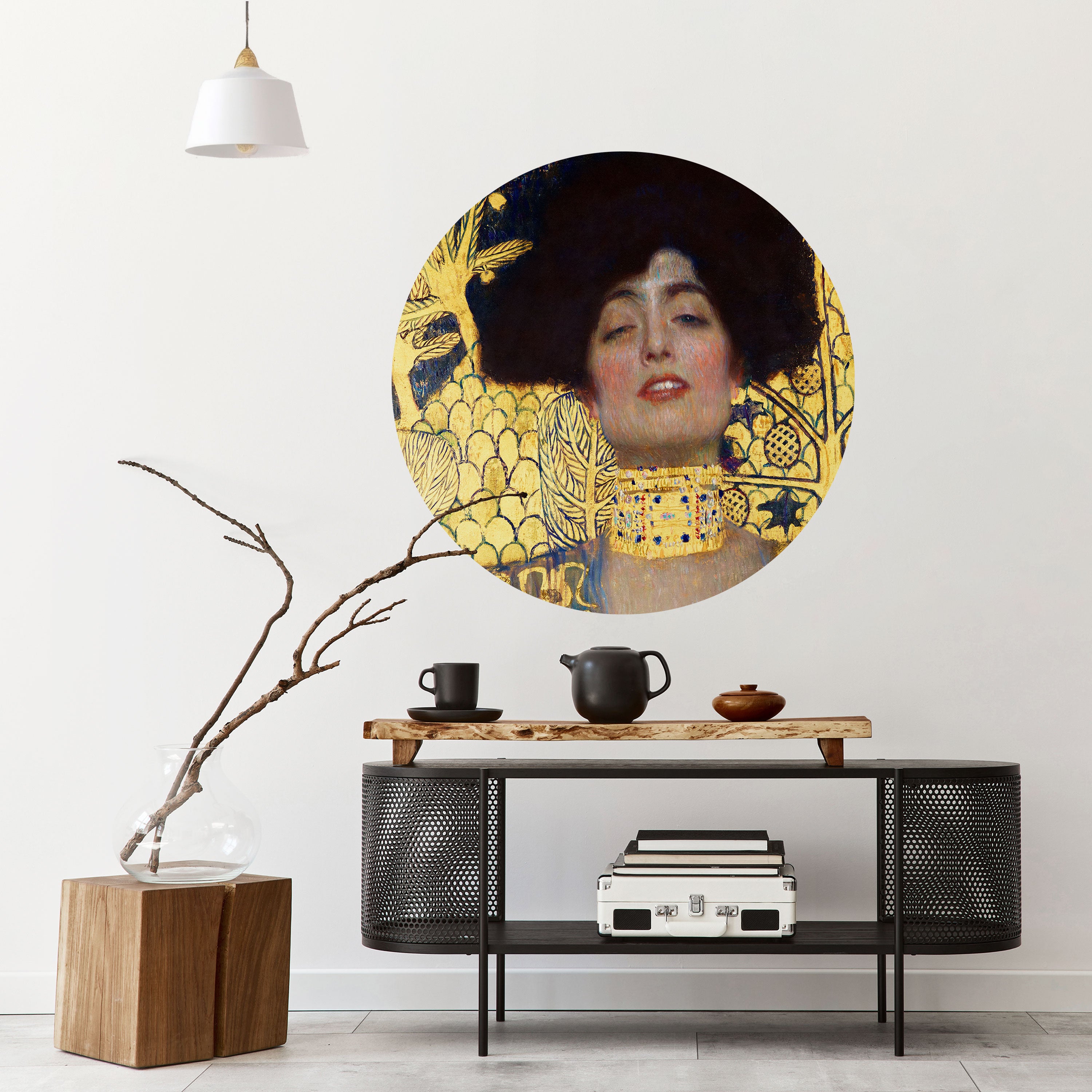 JUDITH WITHOUT HOLOFERNES Naklejka okrągła