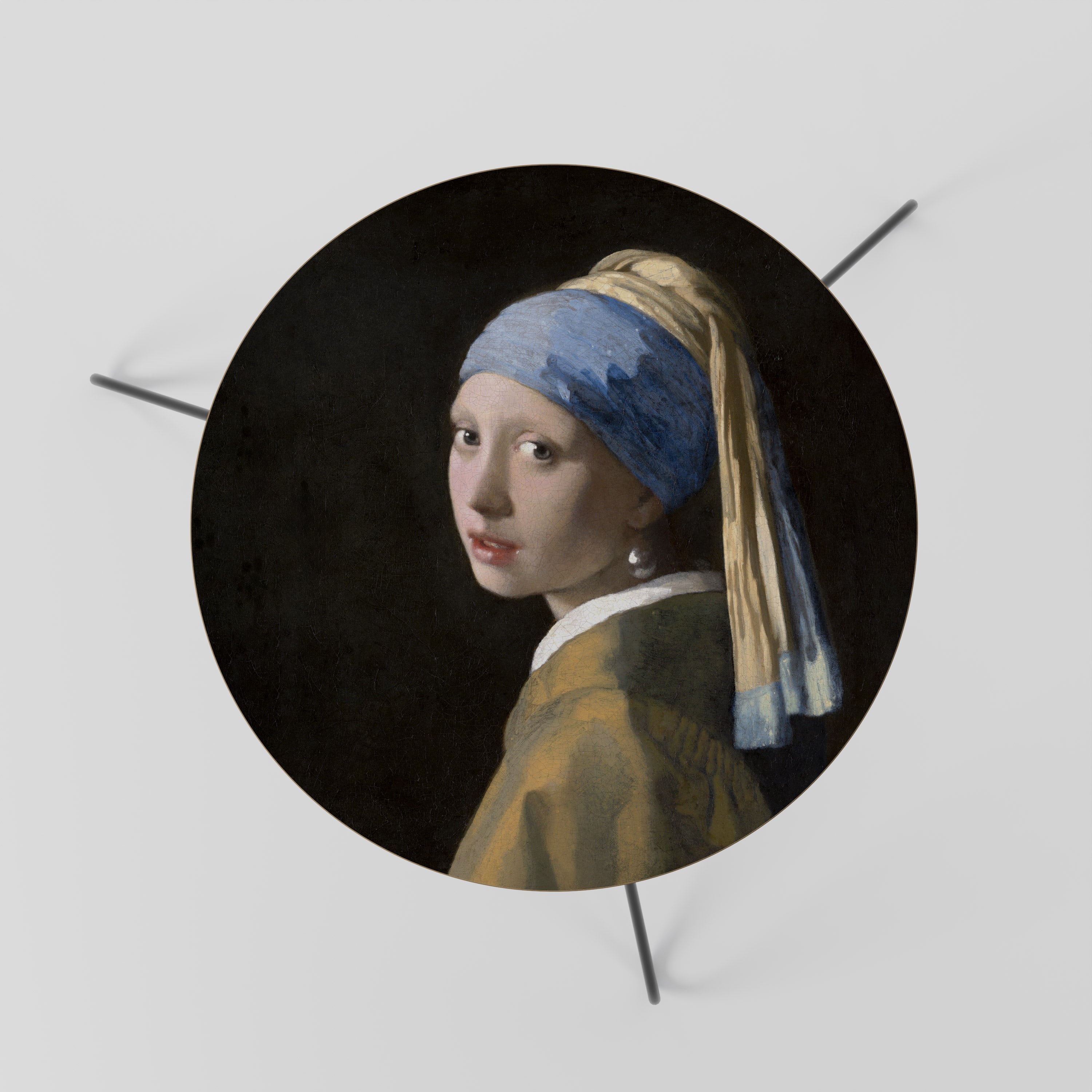 GIRL WITH A PEARL EARING Stolik kawowy mały