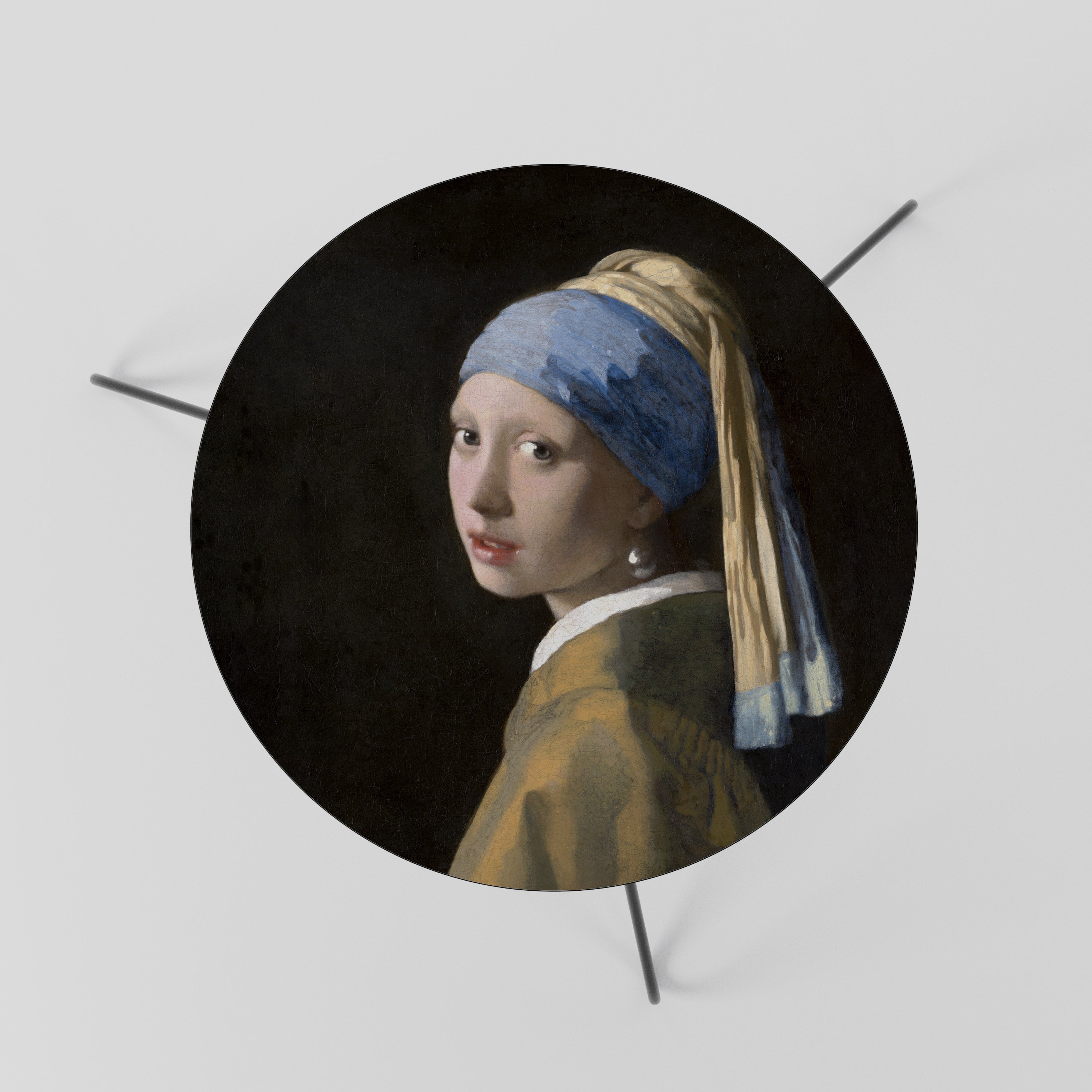 GIRL WITH A PEARL EARING Stolik kawowy mały