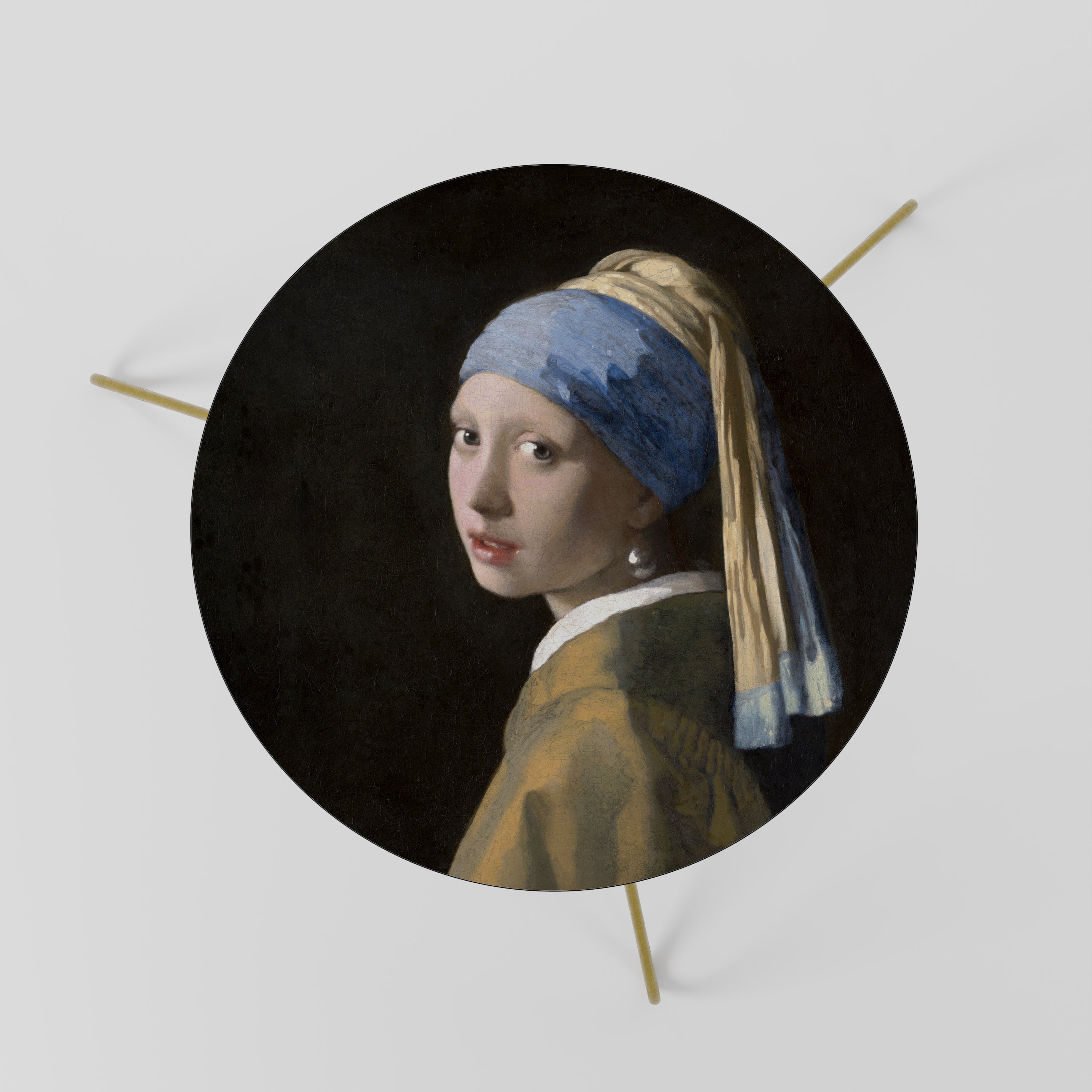 GIRL WITH A PEARL EARING Stolik kawowy mały