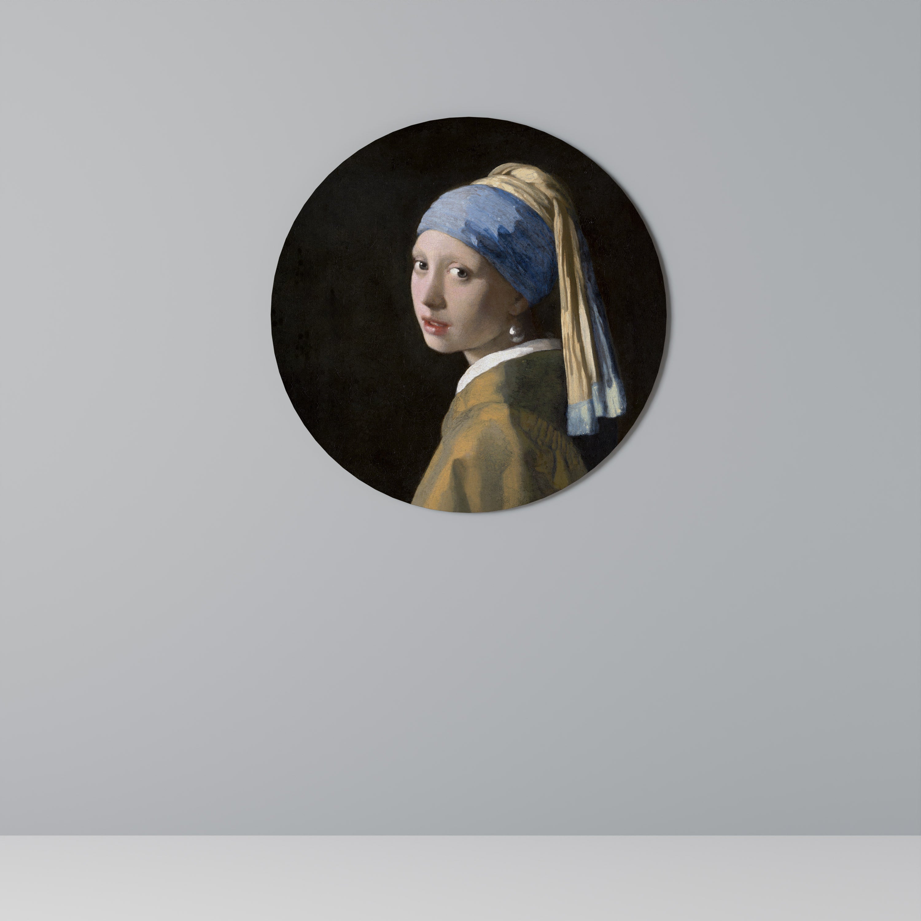 GIRL WITH A PEARL EARING Obraz okrągły