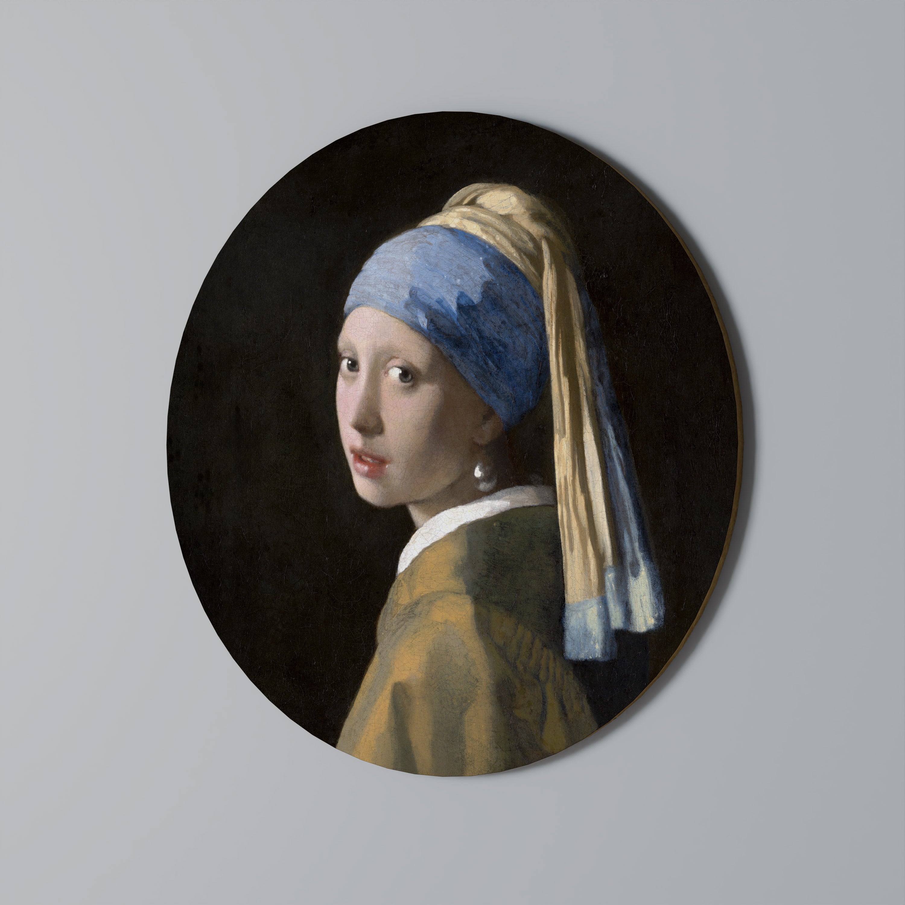 GIRL WITH A PEARL EARING Obraz okrągły