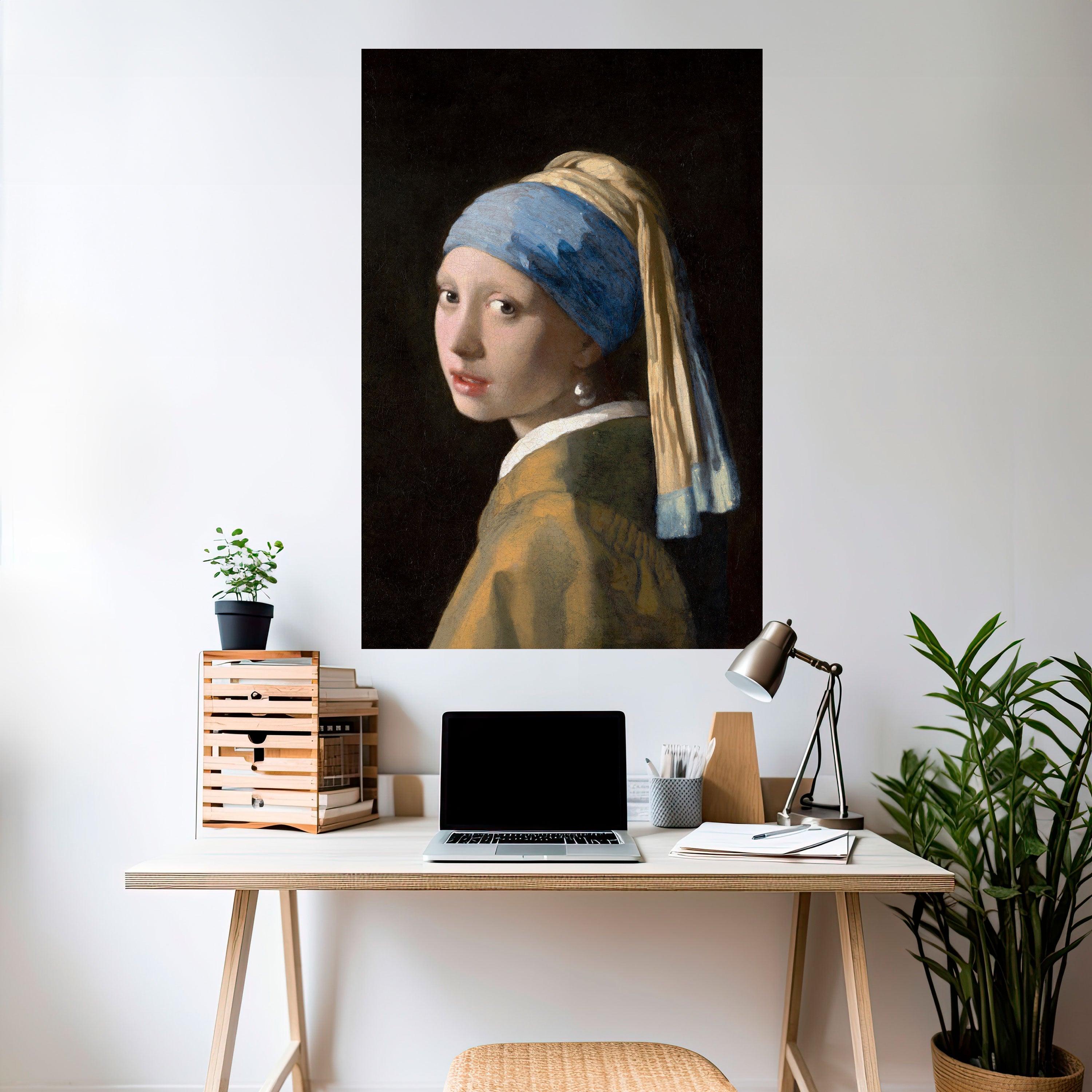 GIRL WITH A PEARL EARING Naklejka/Plakat pionowy