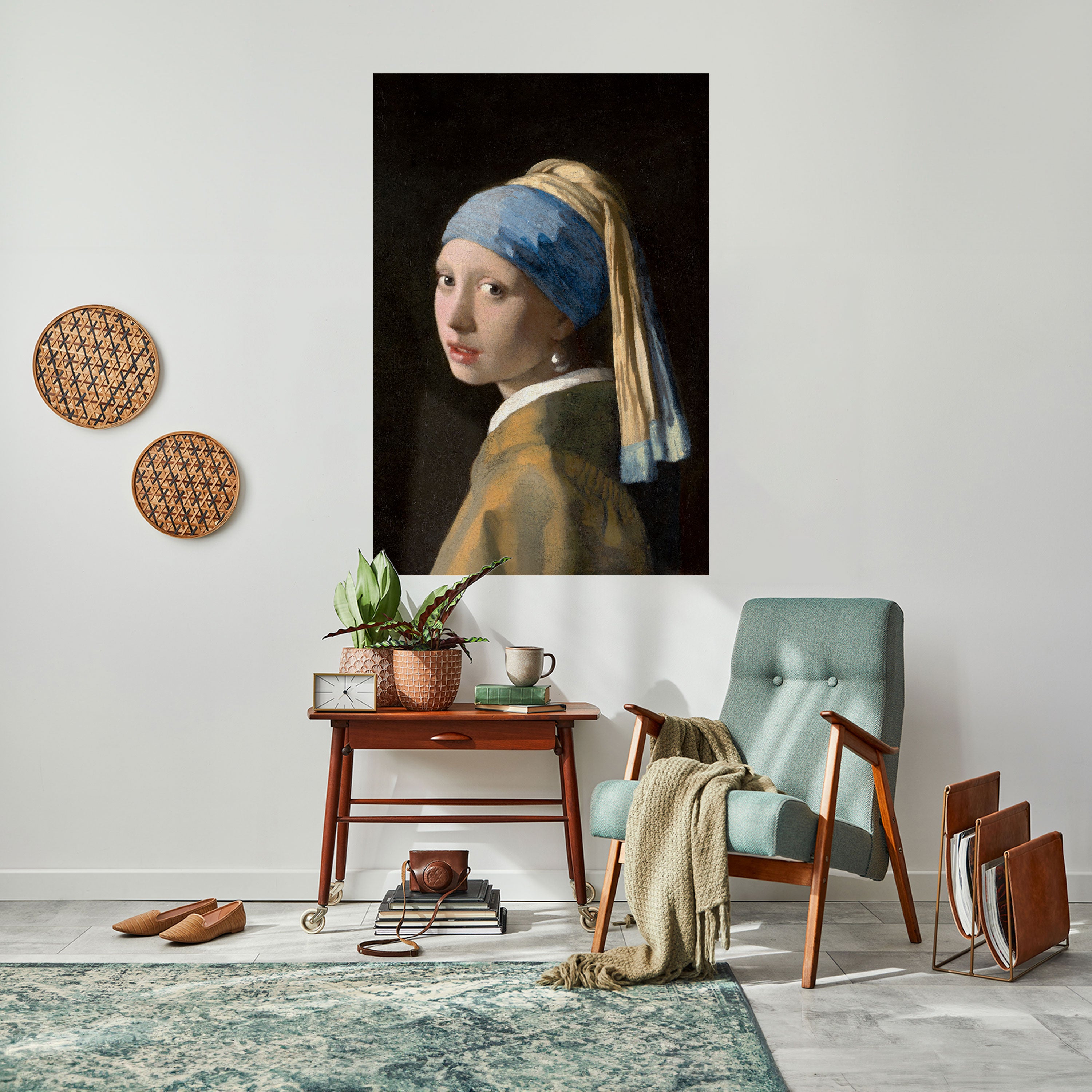 GIRL WITH A PEARL EARING Naklejka/Plakat pionowy