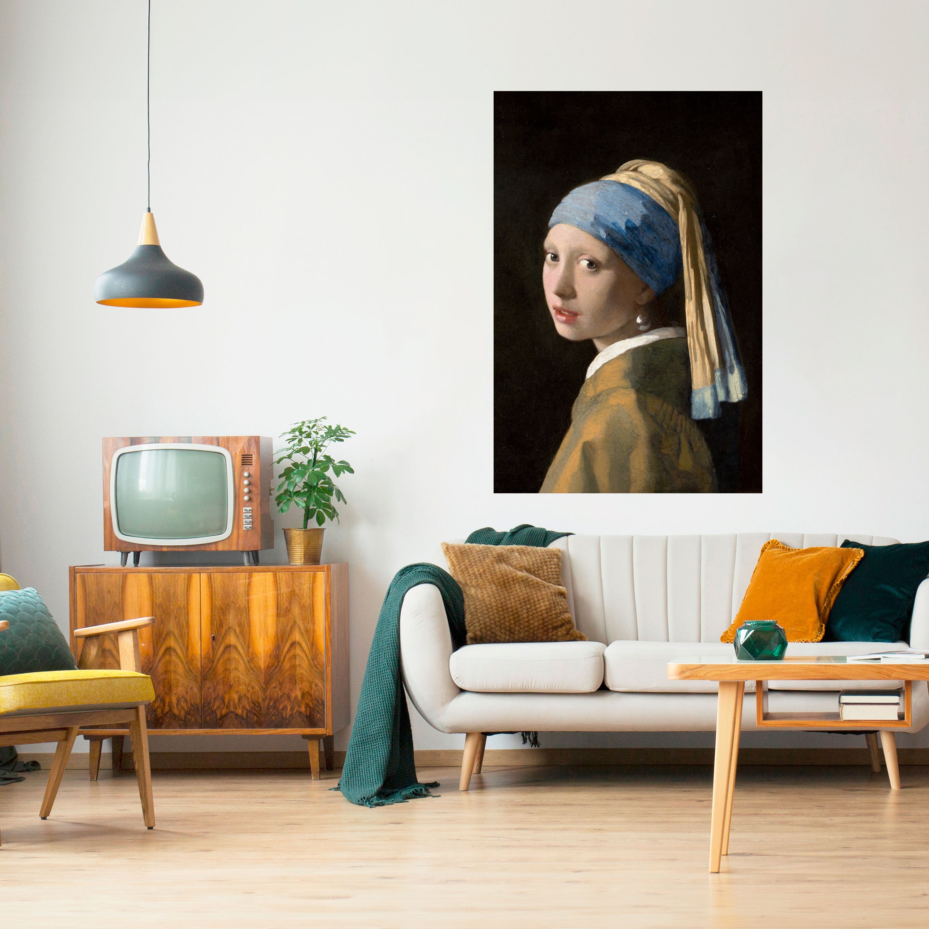 GIRL WITH A PEARL EARING Naklejka/Plakat pionowy