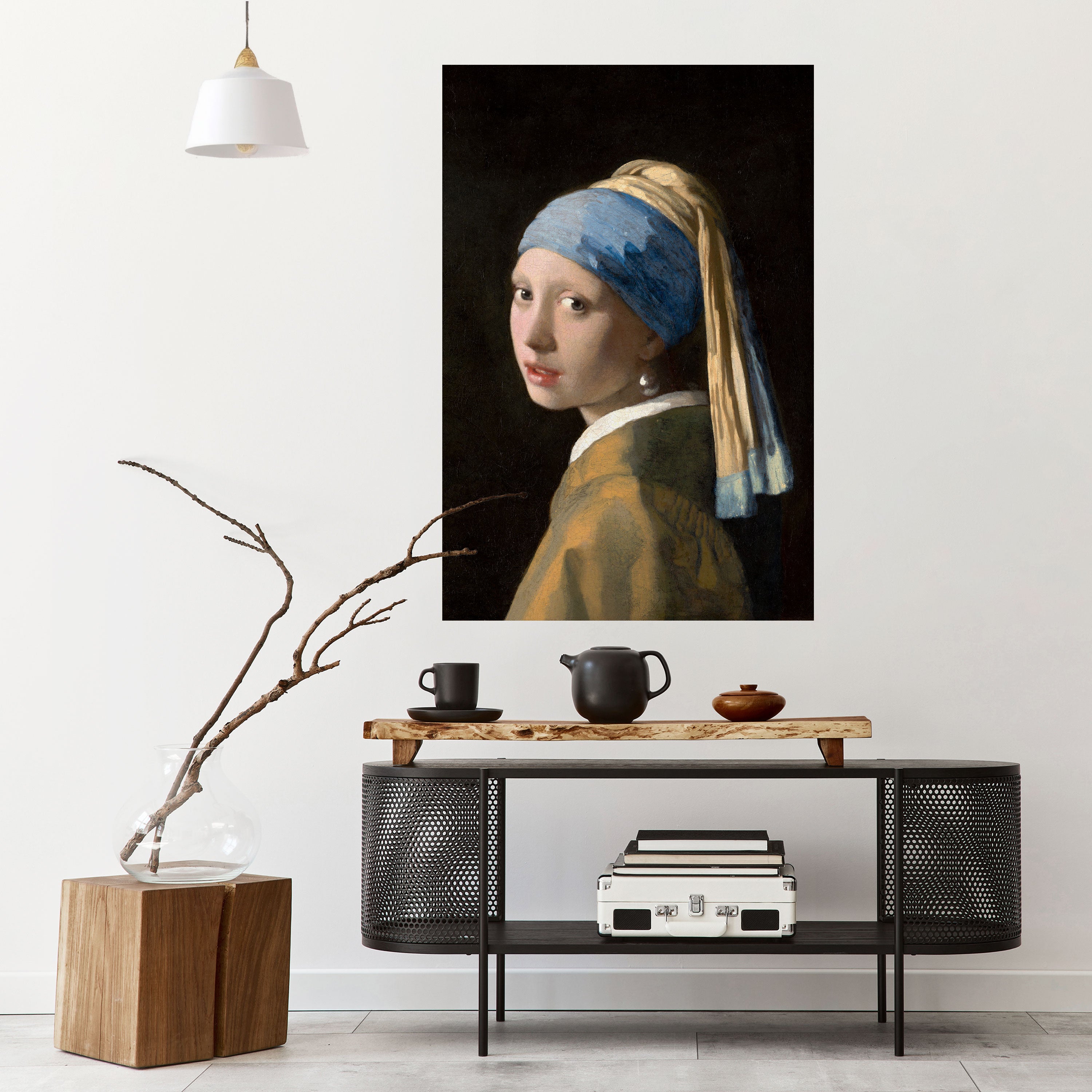 GIRL WITH A PEARL EARING Naklejka/Plakat pionowy