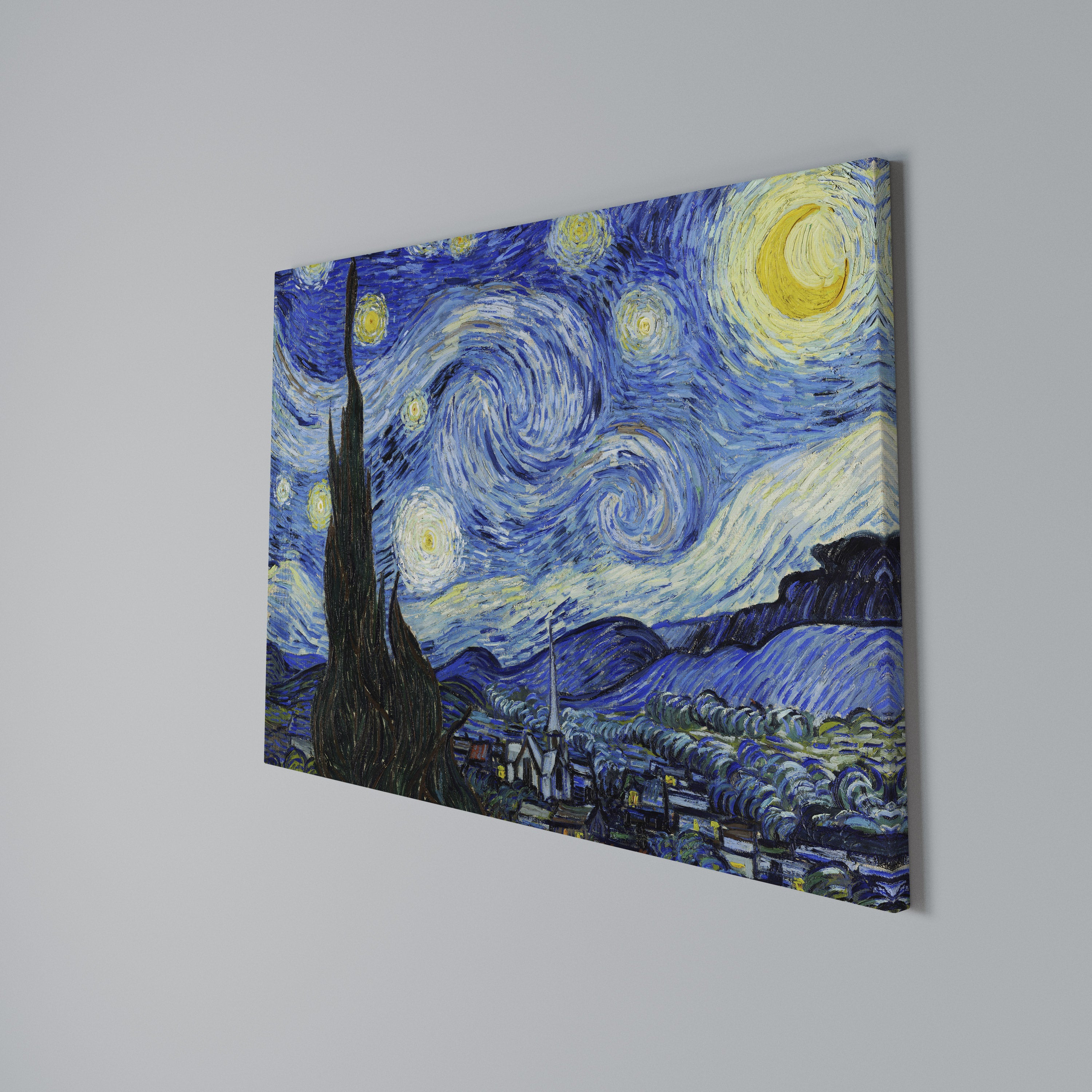 STARRY NIGHT Poziomy obraz na płótnie