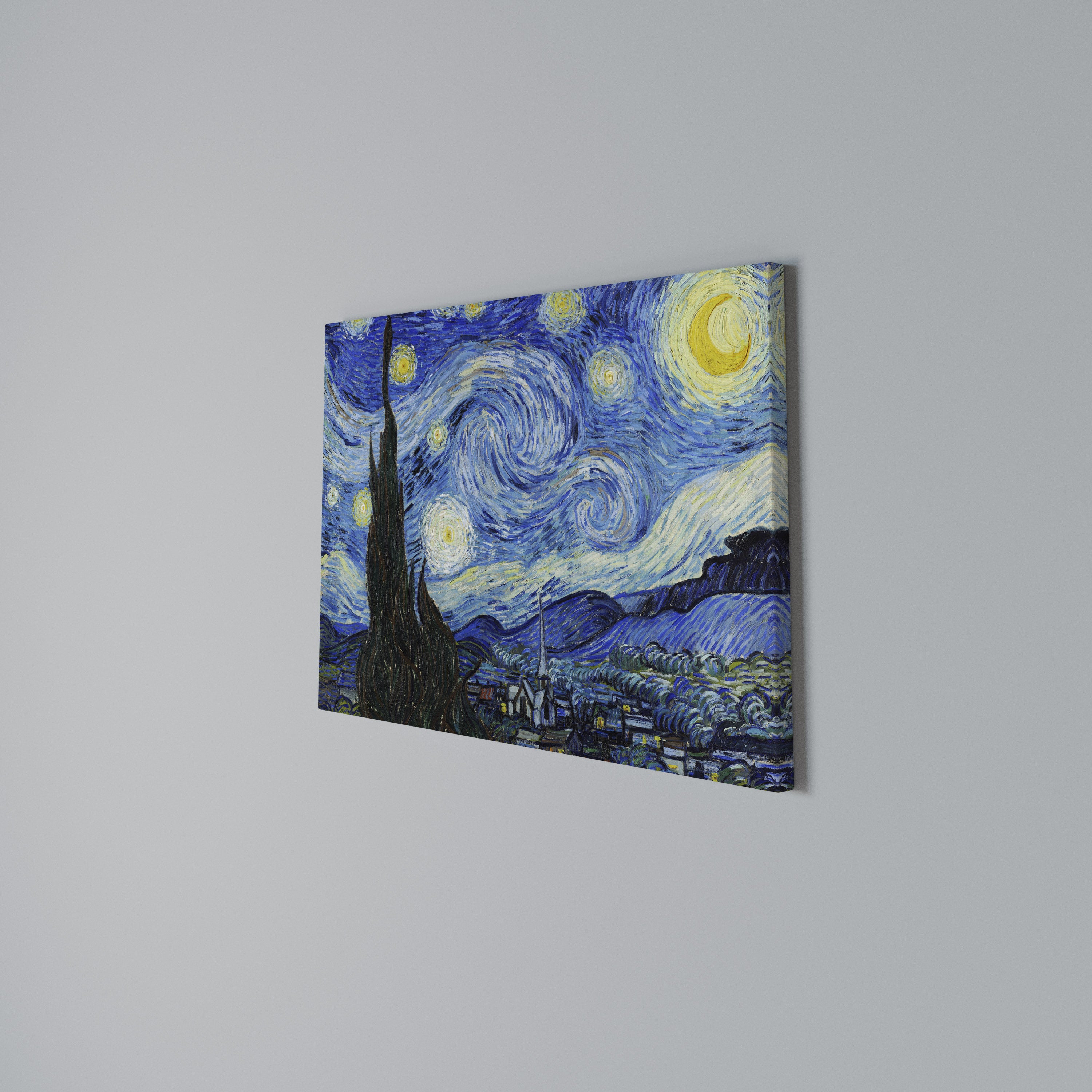STARRY NIGHT Poziomy obraz na płótnie