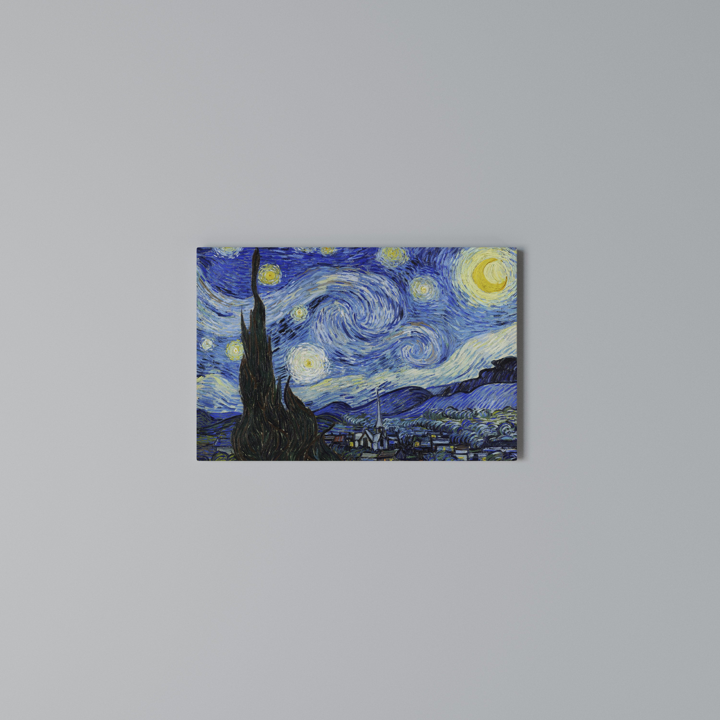 STARRY NIGHT Poziomy obraz na płótnie