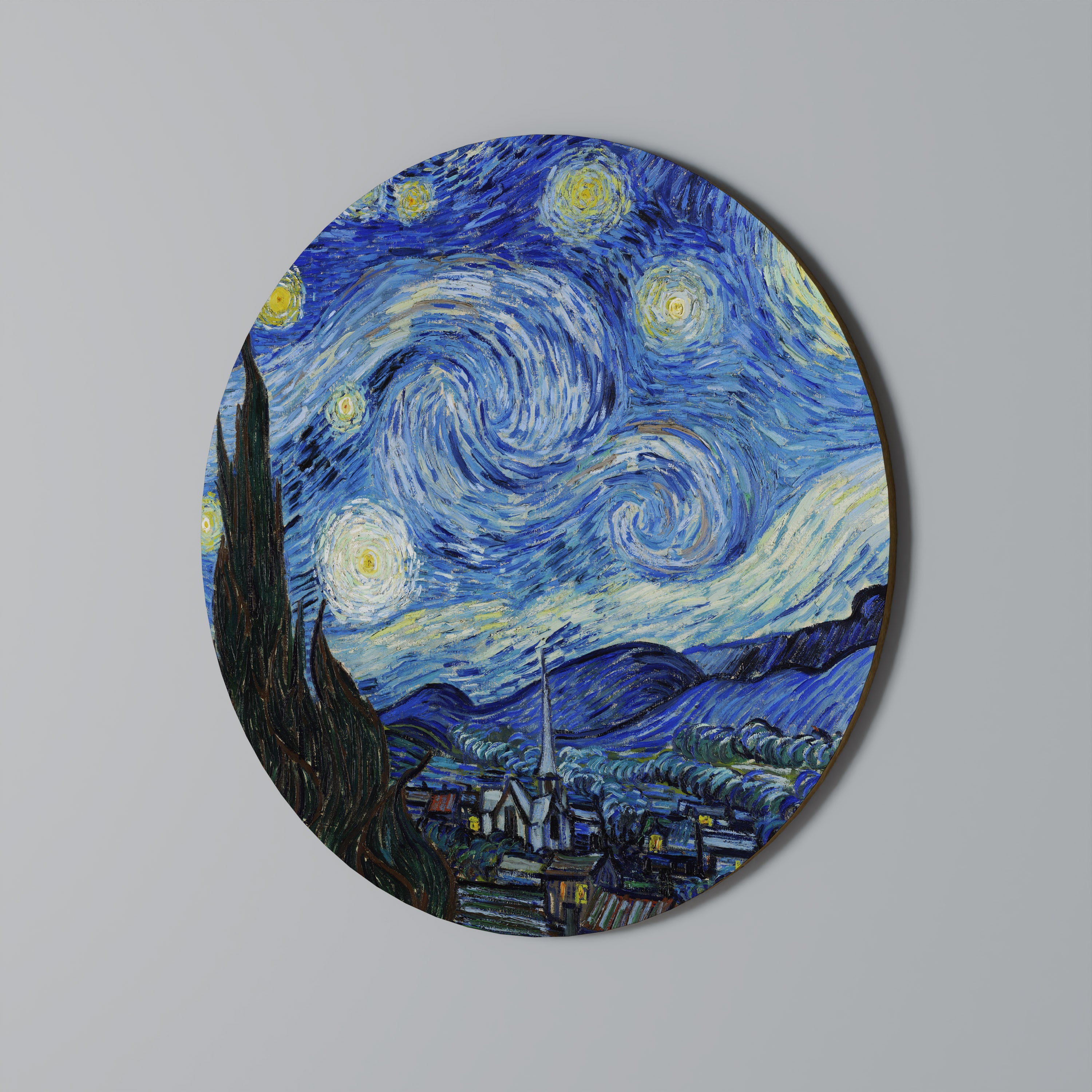 STARRY NIGHT Obraz okrągły