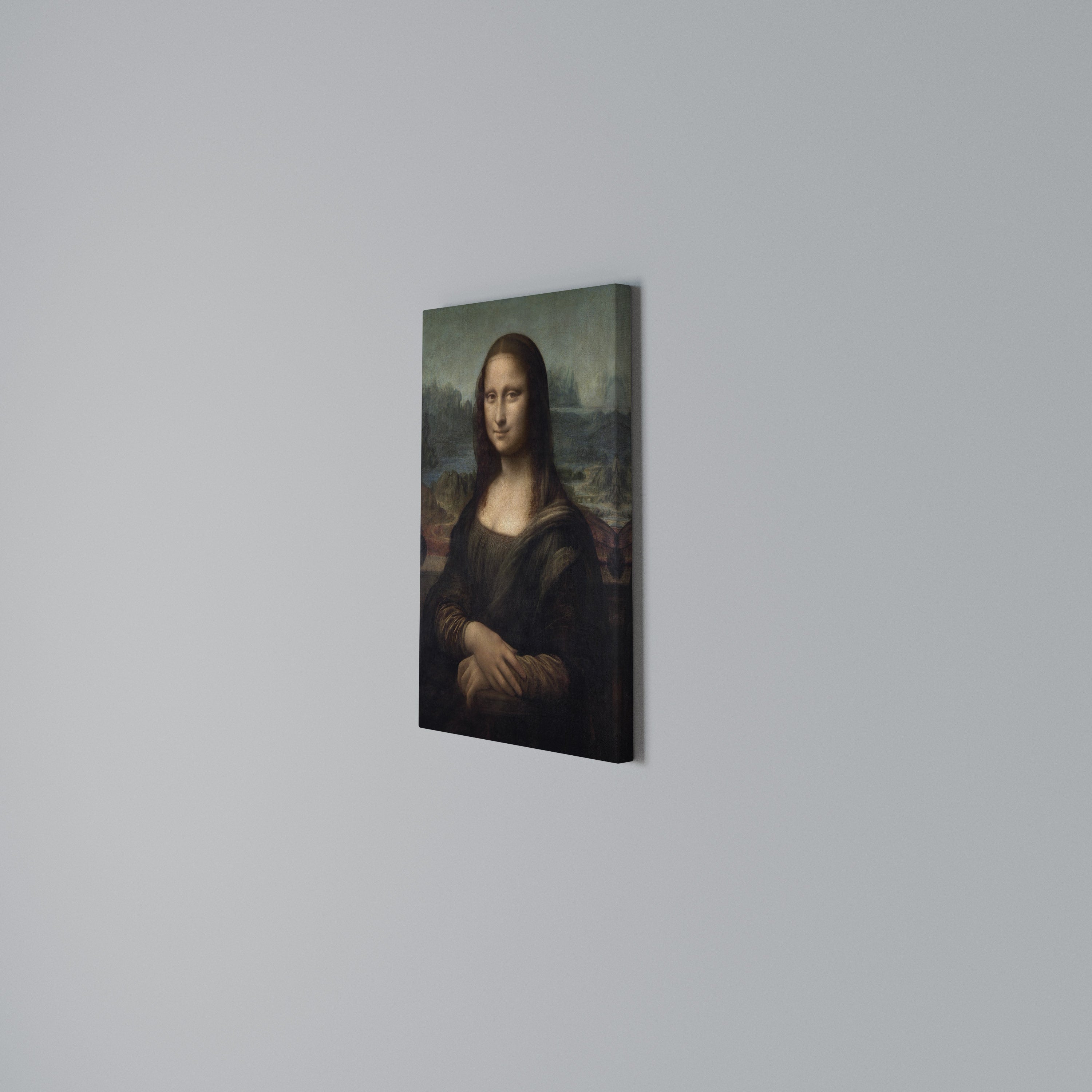MONA LISA Pionowy obraz na płótnie