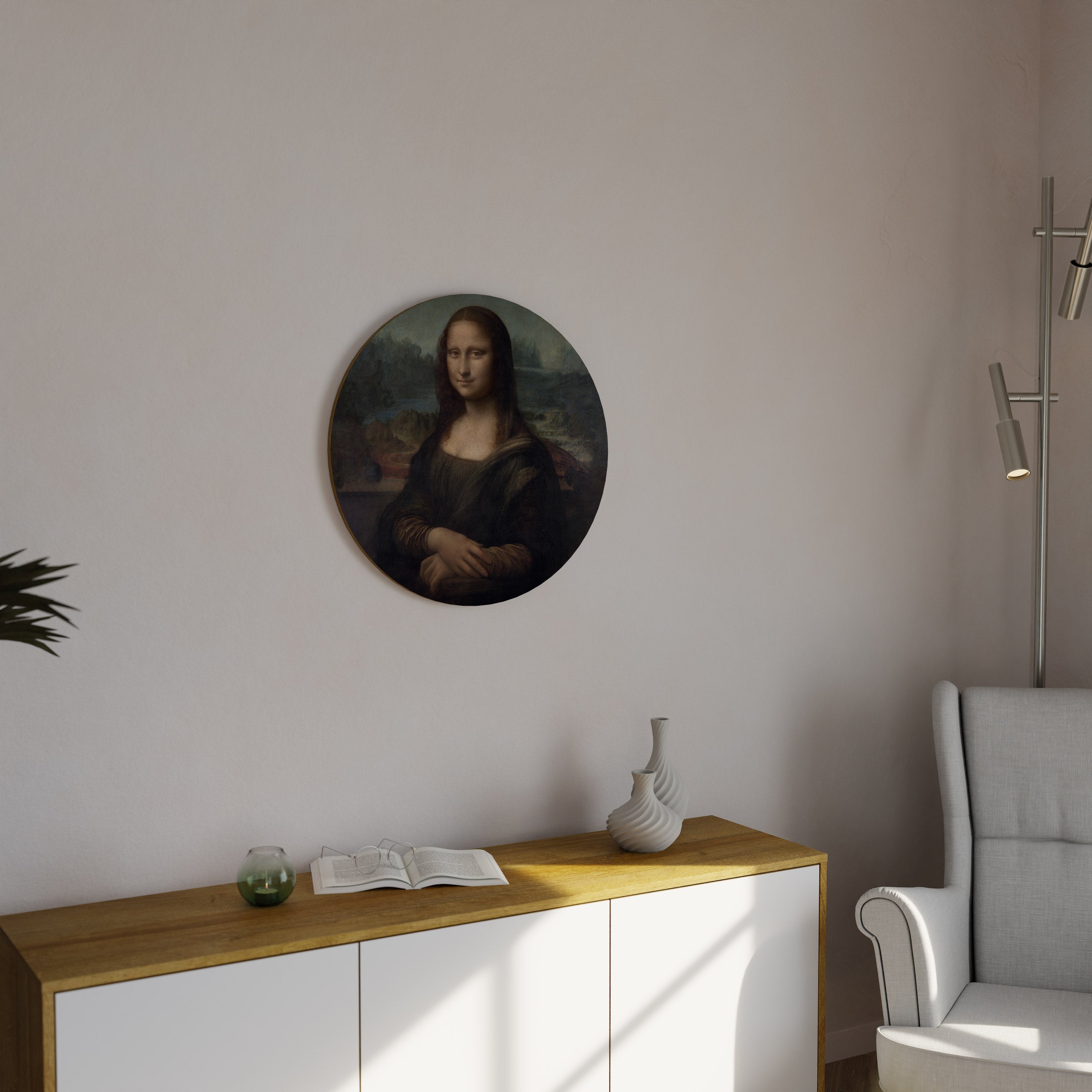 MONA LISA Obraz okrągły
