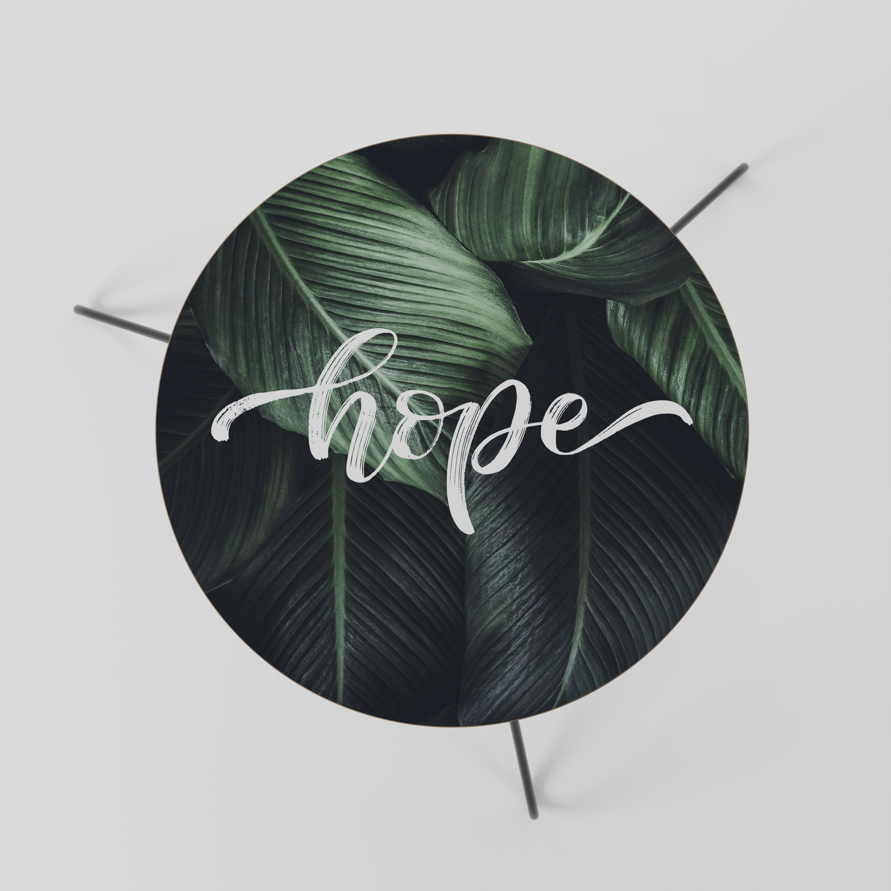 GREEN WHISPERS OF HOPE Stolik kawowy mały