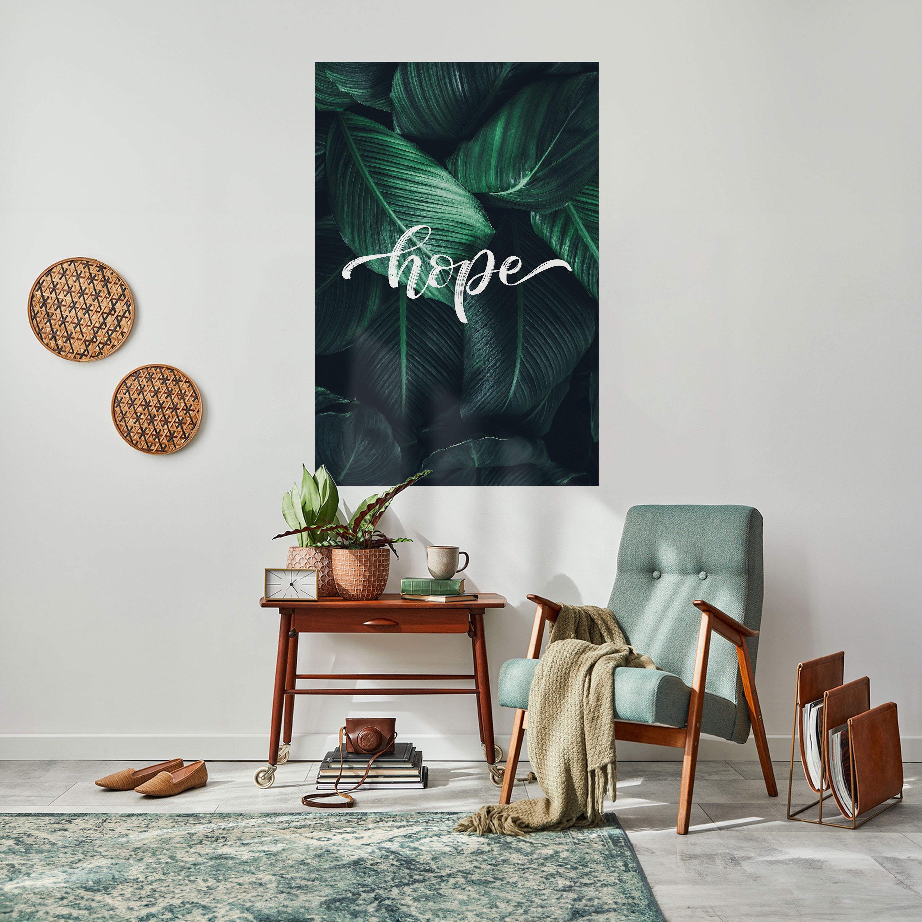 GREEN WHISPERS OF HOPE Naklejka/Plakat pionowy