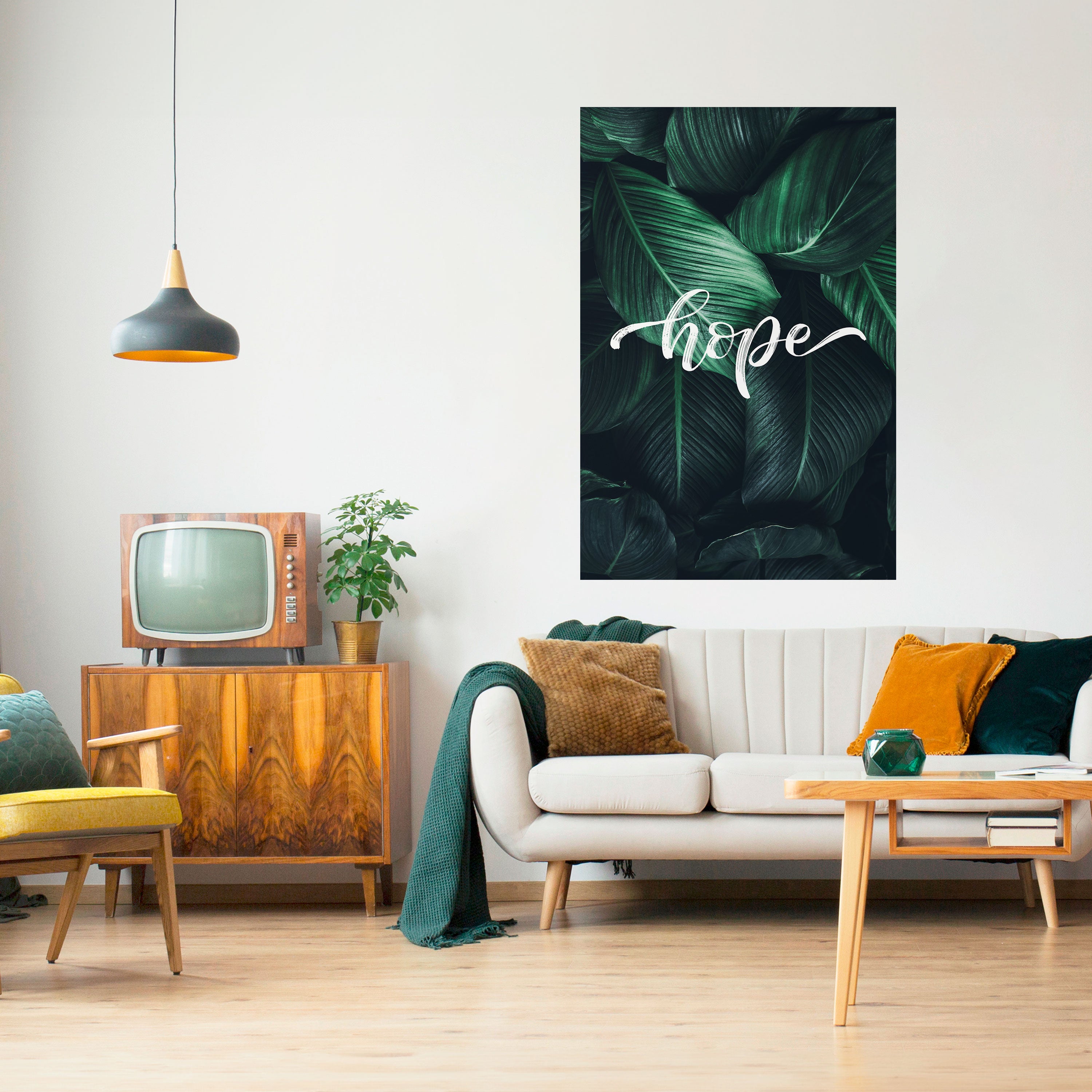 GREEN WHISPERS OF HOPE Naklejka/Plakat pionowy