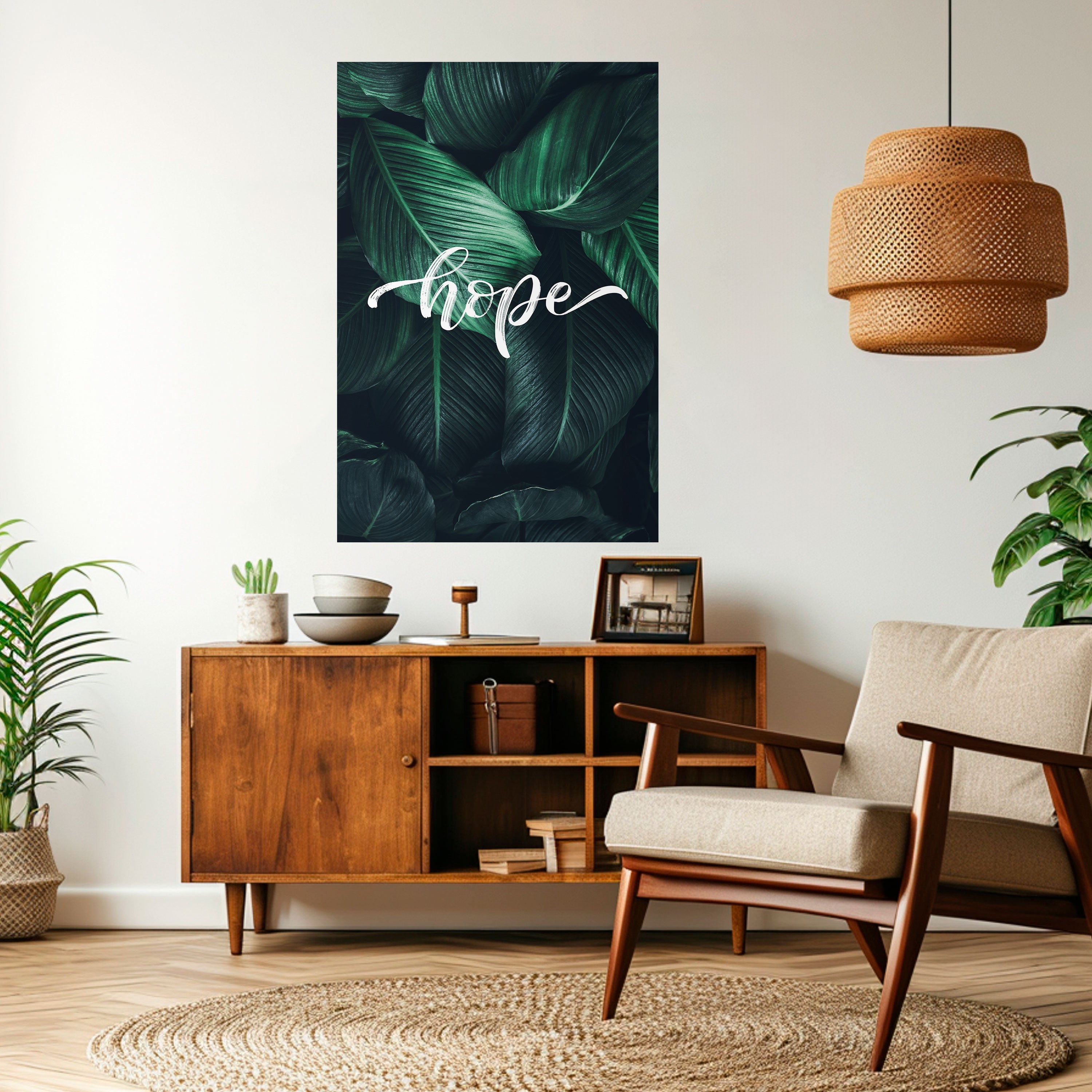 GREEN WHISPERS OF HOPE Naklejka/Plakat pionowy