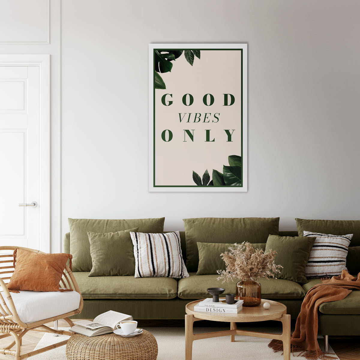 NATURE'S POSITIVE ENERGY Pionowy obraz na płótnie