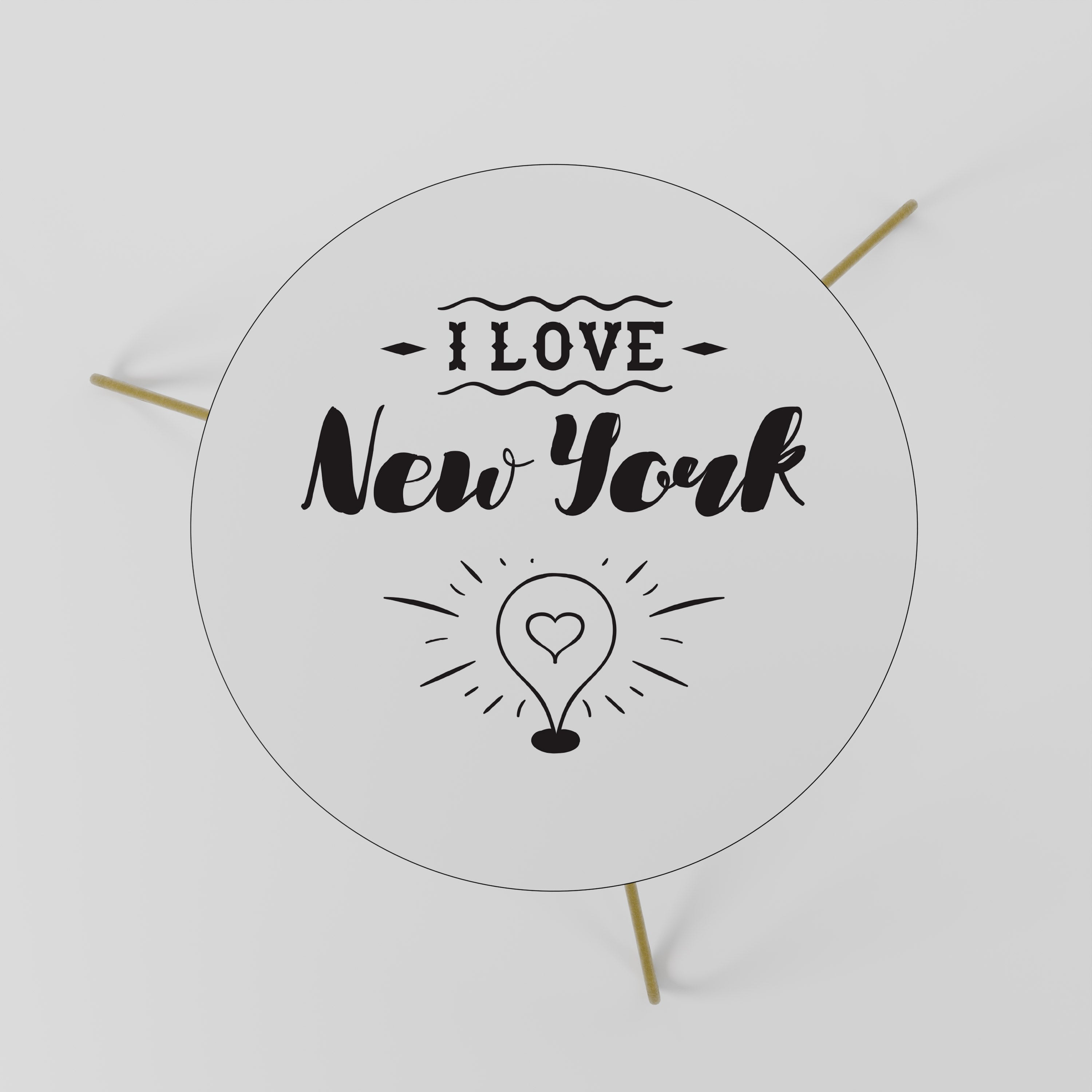 I LOVE NEW YORK Stolik kawowy mały