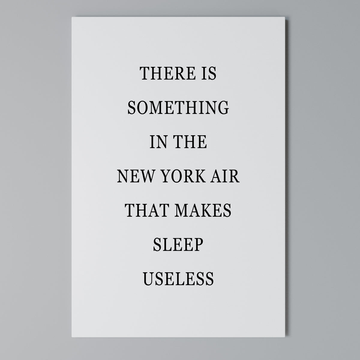 NEW YORK NIGHTS UNREST Pionowy obraz na płótnie