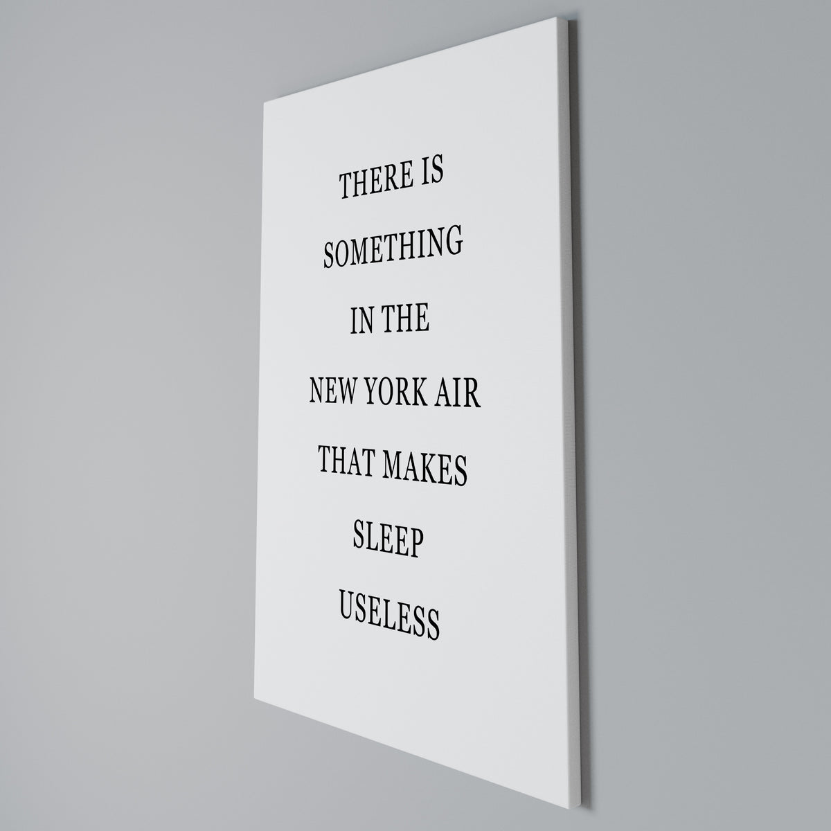 NEW YORK NIGHTS UNREST Pionowy obraz na płótnie