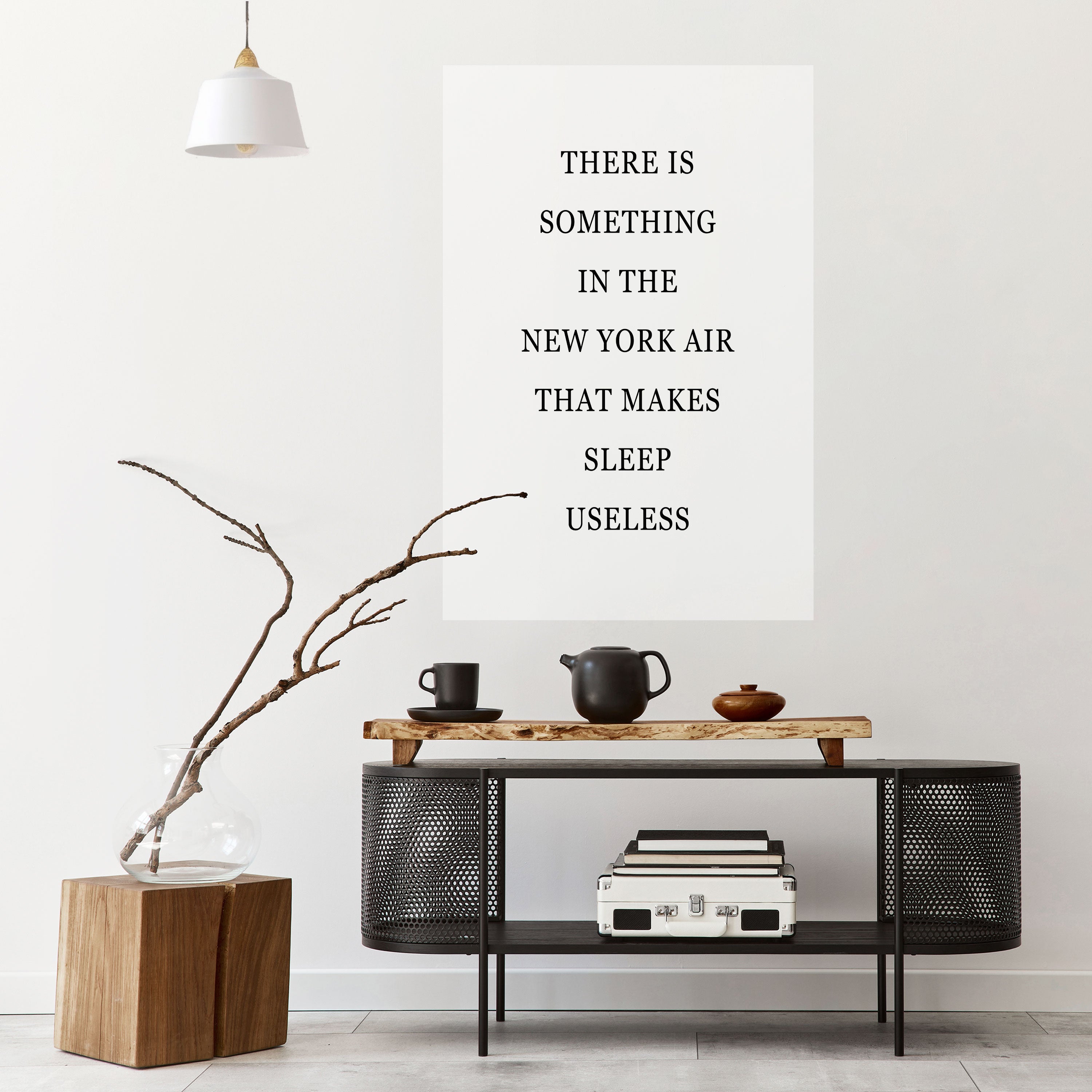 NEW YORK NIGHTS UNREST Naklejka/Plakat pionowy