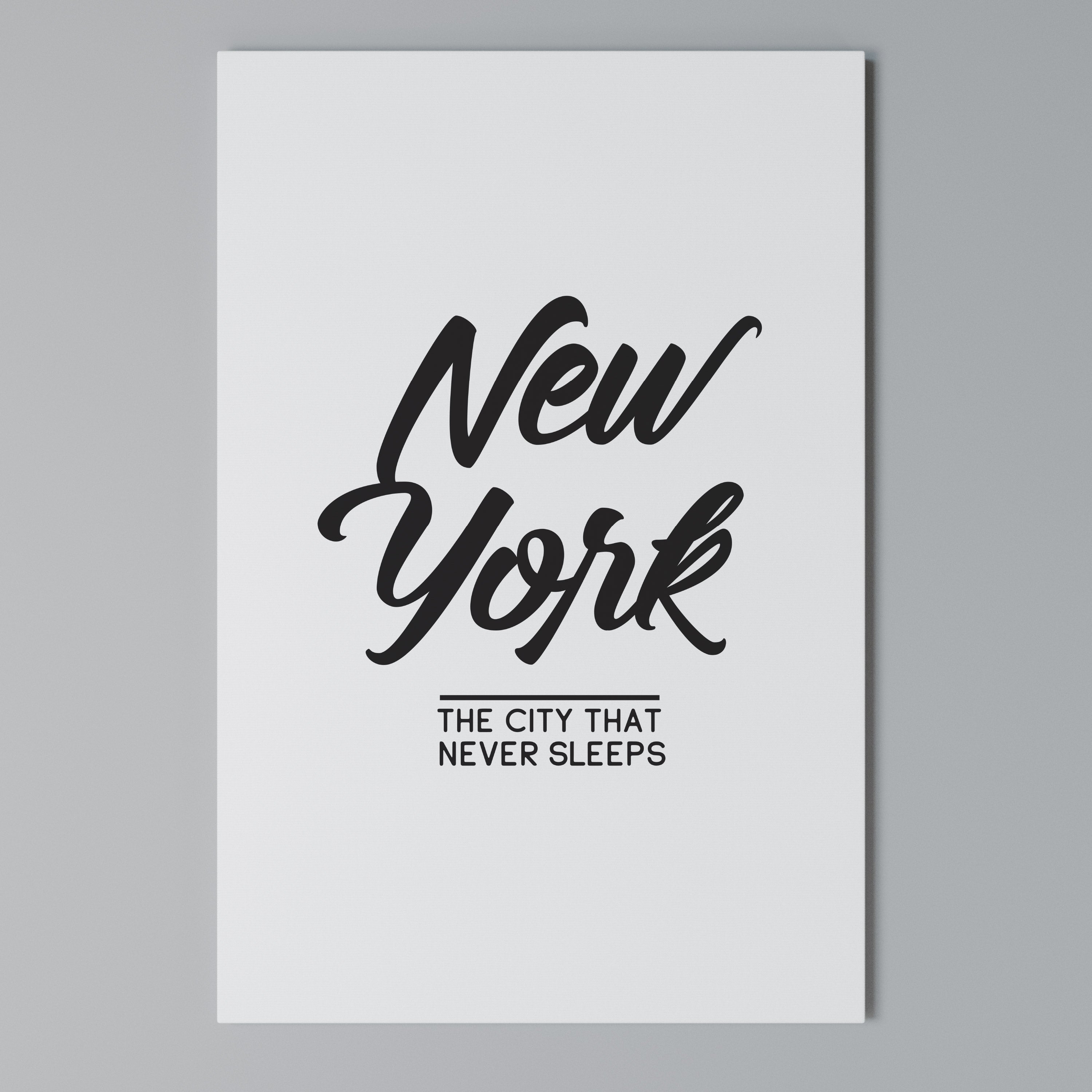 AWAKE IN NYC Pionowy obraz na płótnie