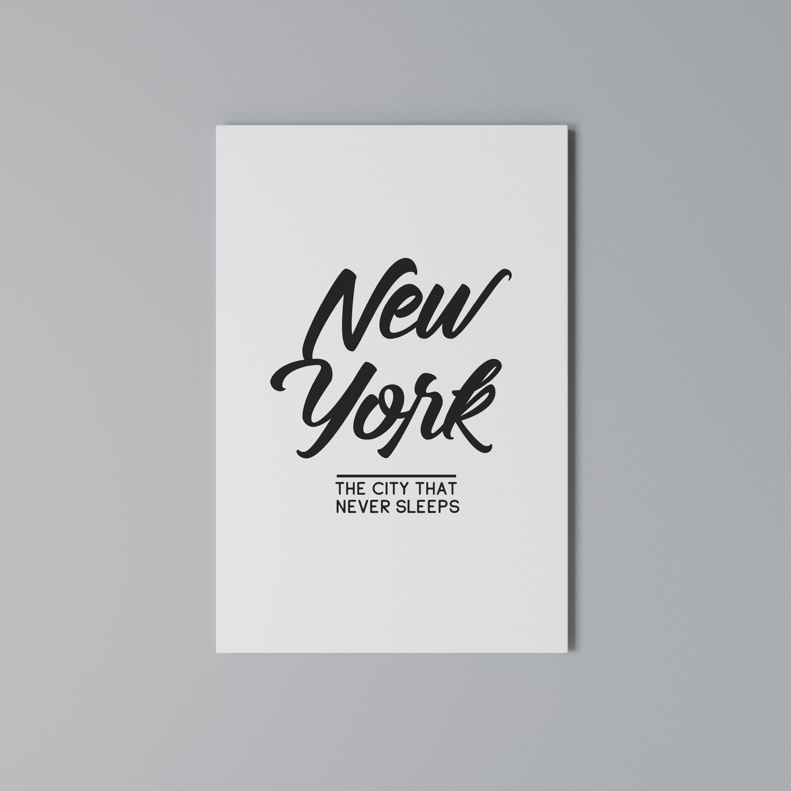 AWAKE IN NYC Pionowy obraz na płótnie