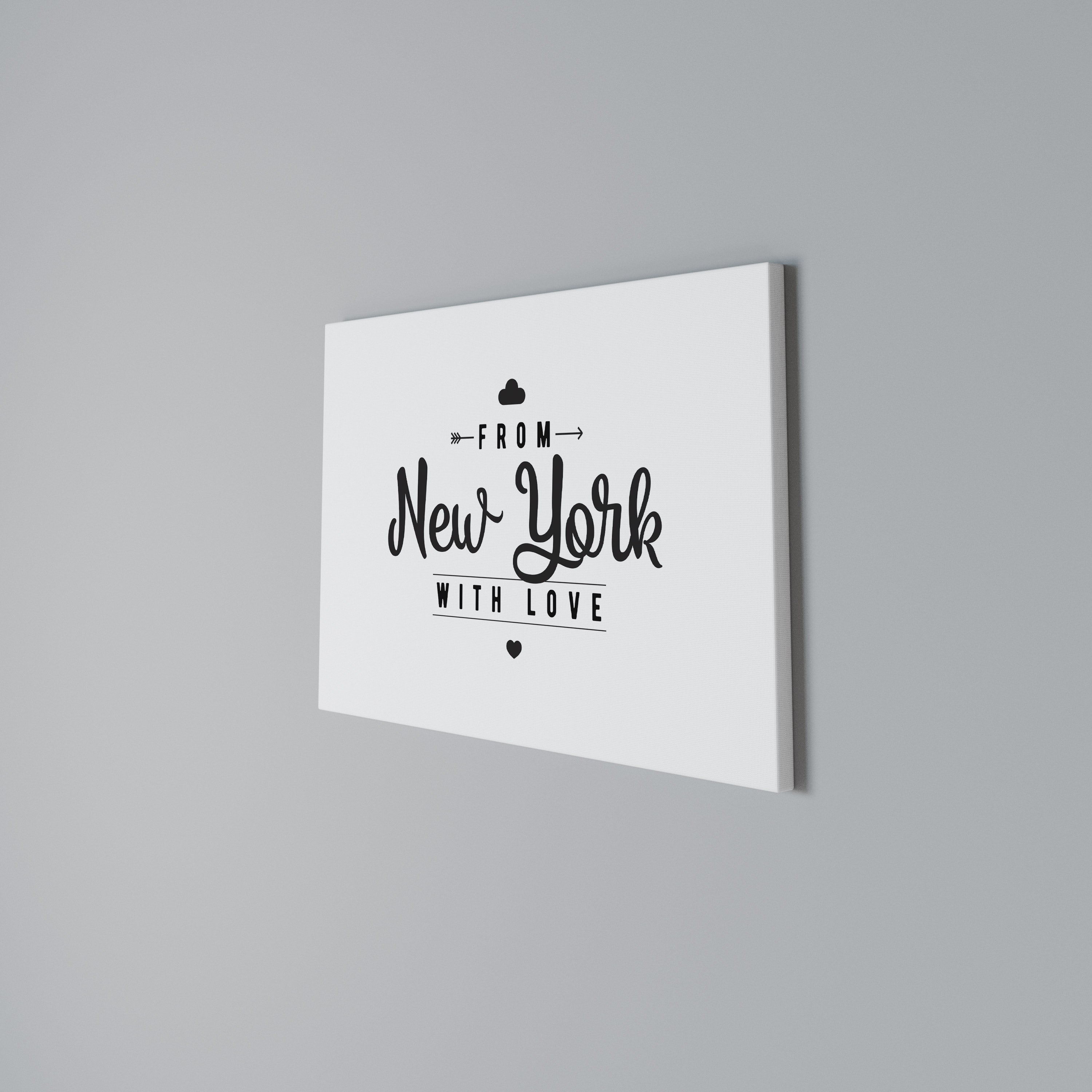 NEW YORK HEARTBEAT Poziomy obraz na płótnie