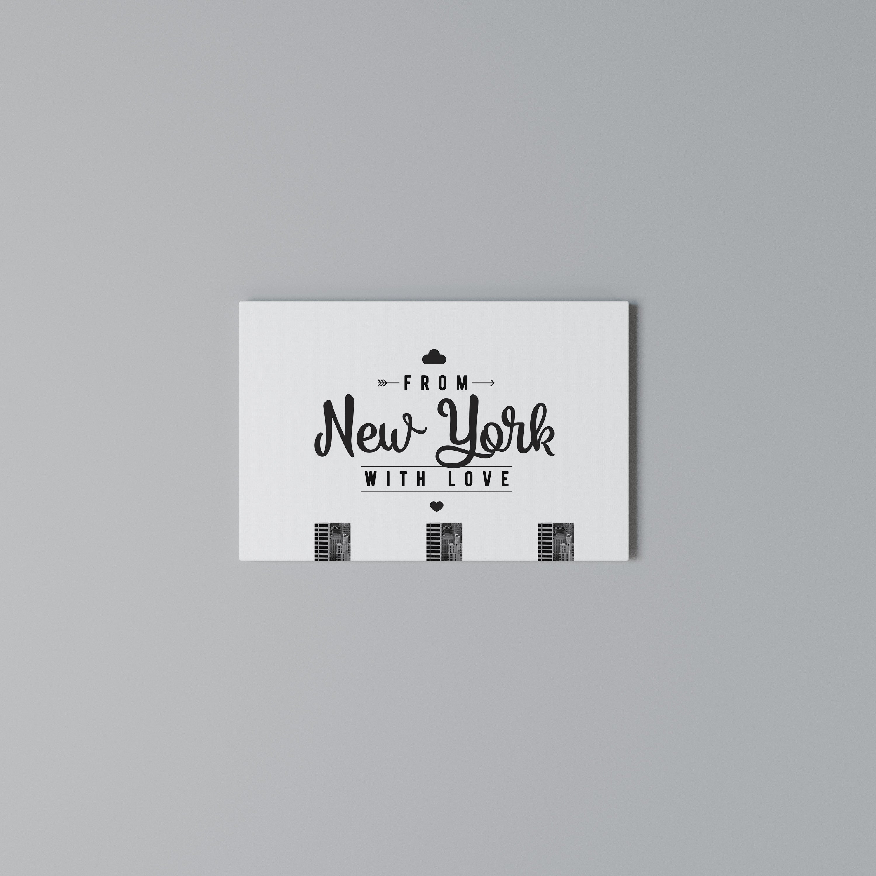 NEW YORK HEARTBEAT Poziomy obraz na płótnie