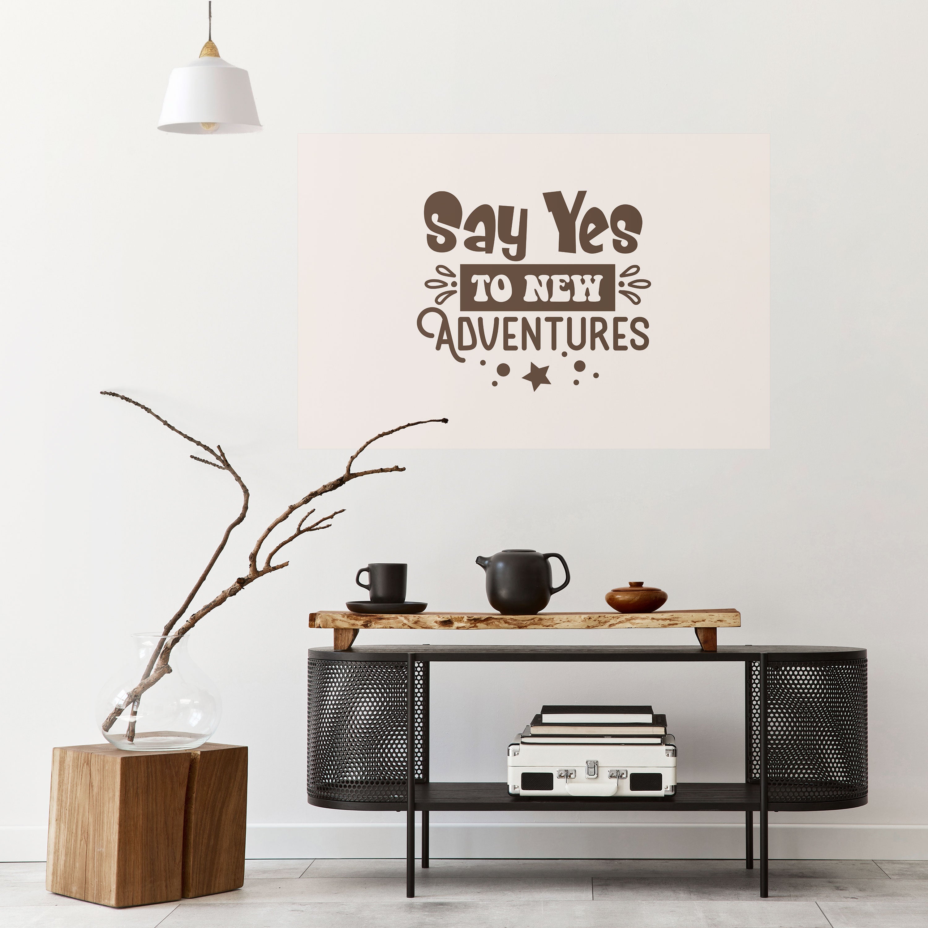 ADVENTURE AWAITS YOU Naklejka/Plakat poziomy