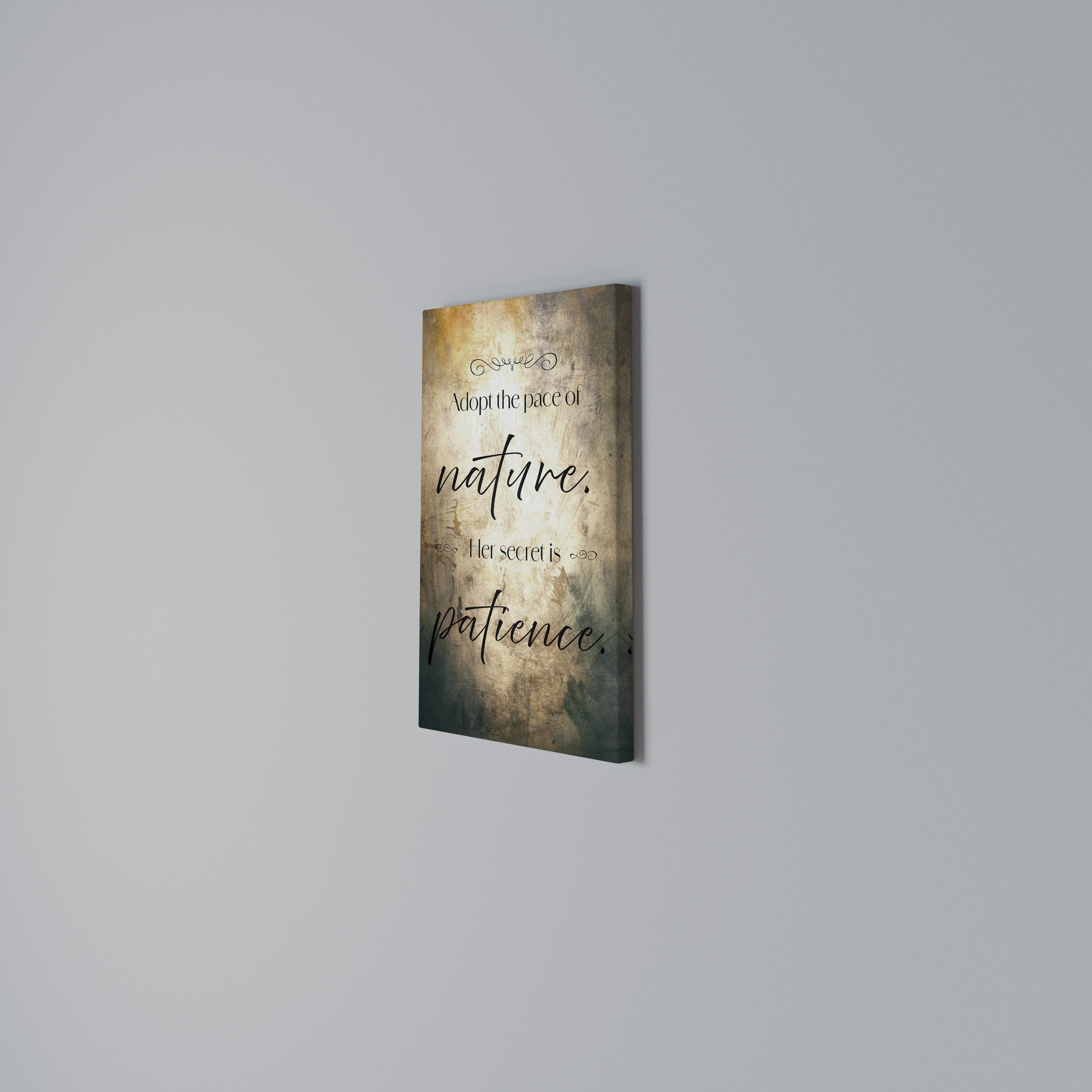 HARMONY WITH NATURE Pionowy obraz na płótnie