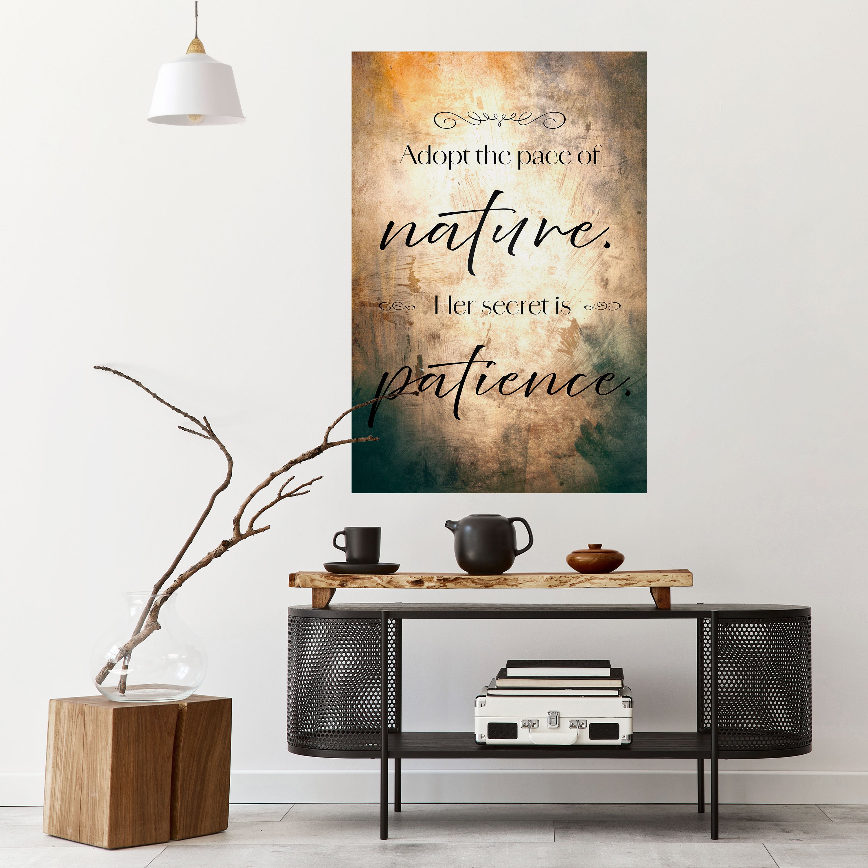 HARMONY WITH NATURE Naklejka/Plakat pionowy