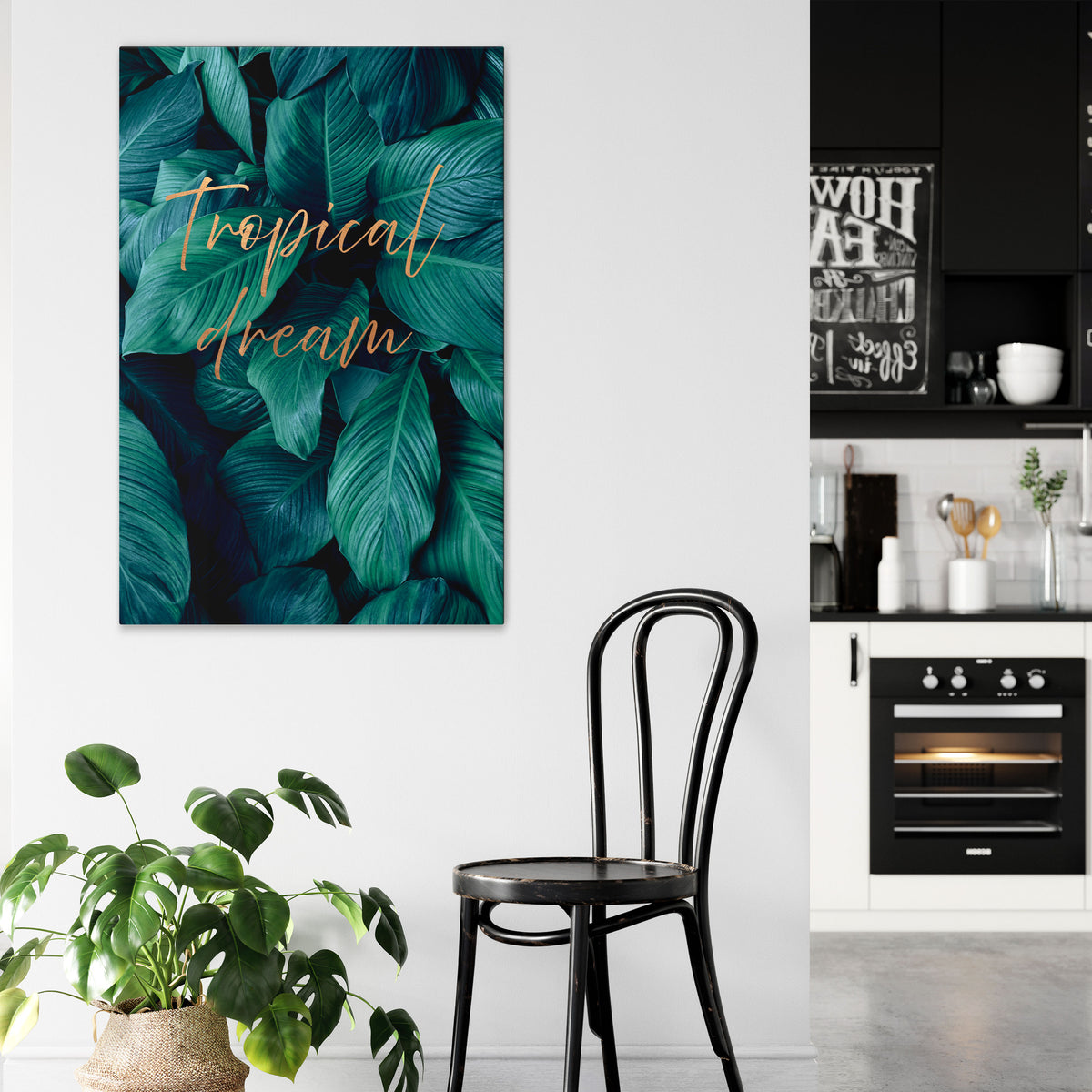TROPICAL BLISS Pionowy obraz na płótnie