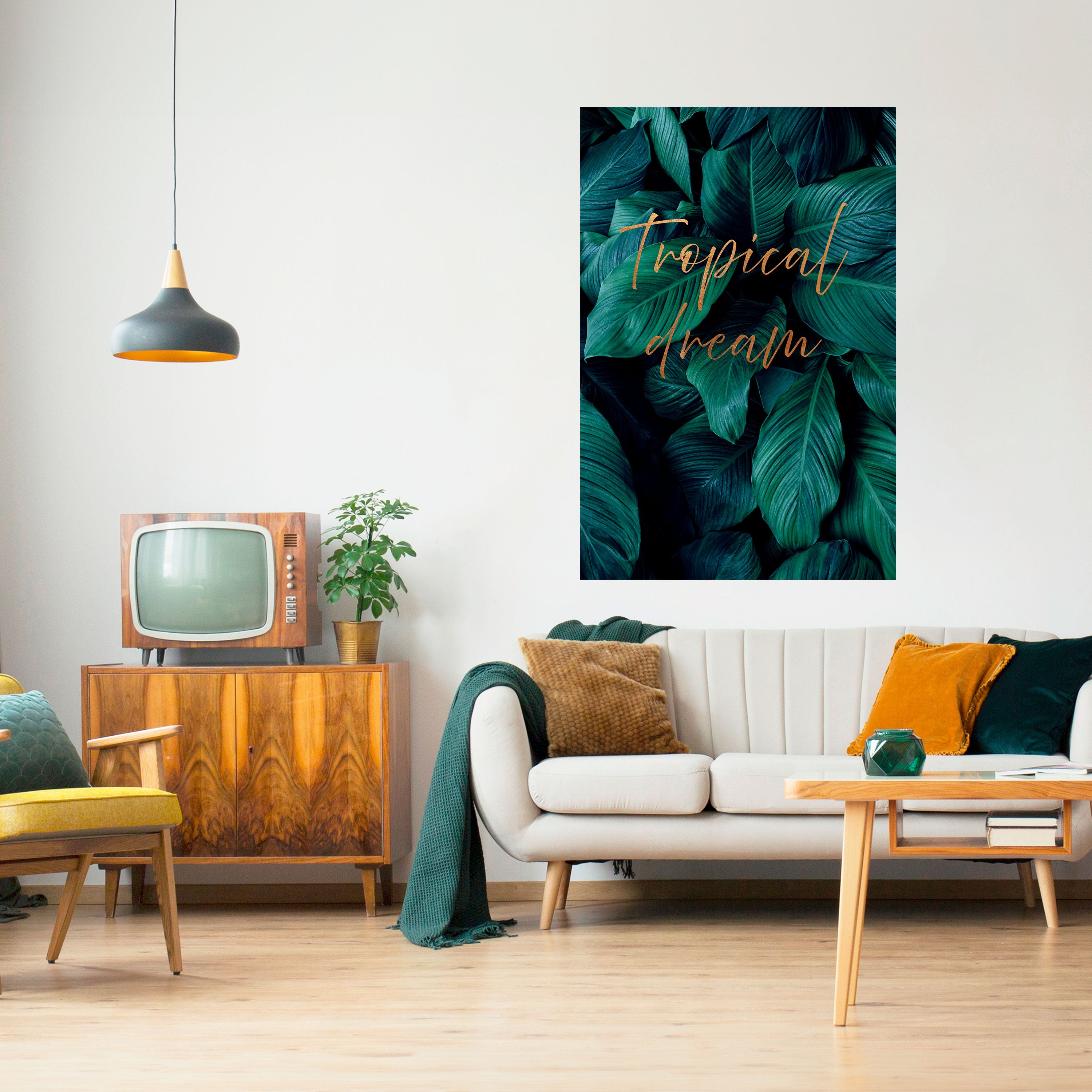 TROPICAL BLISS Naklejka/Plakat pionowy