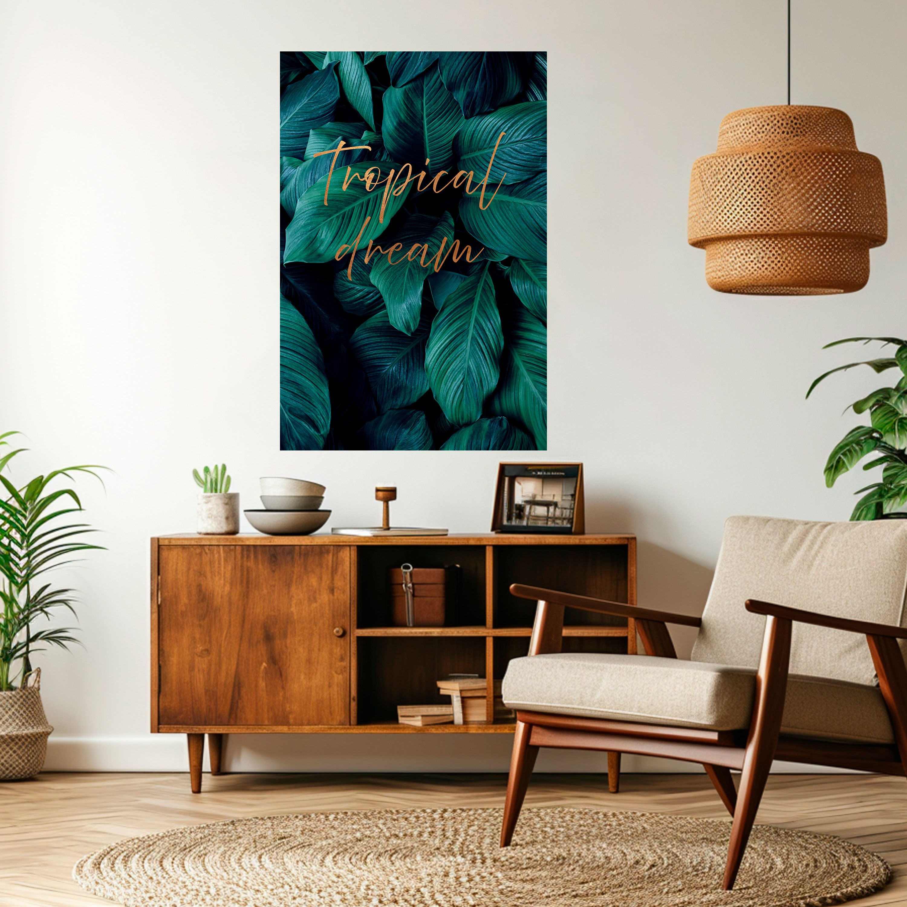 TROPICAL BLISS Naklejka/Plakat pionowy