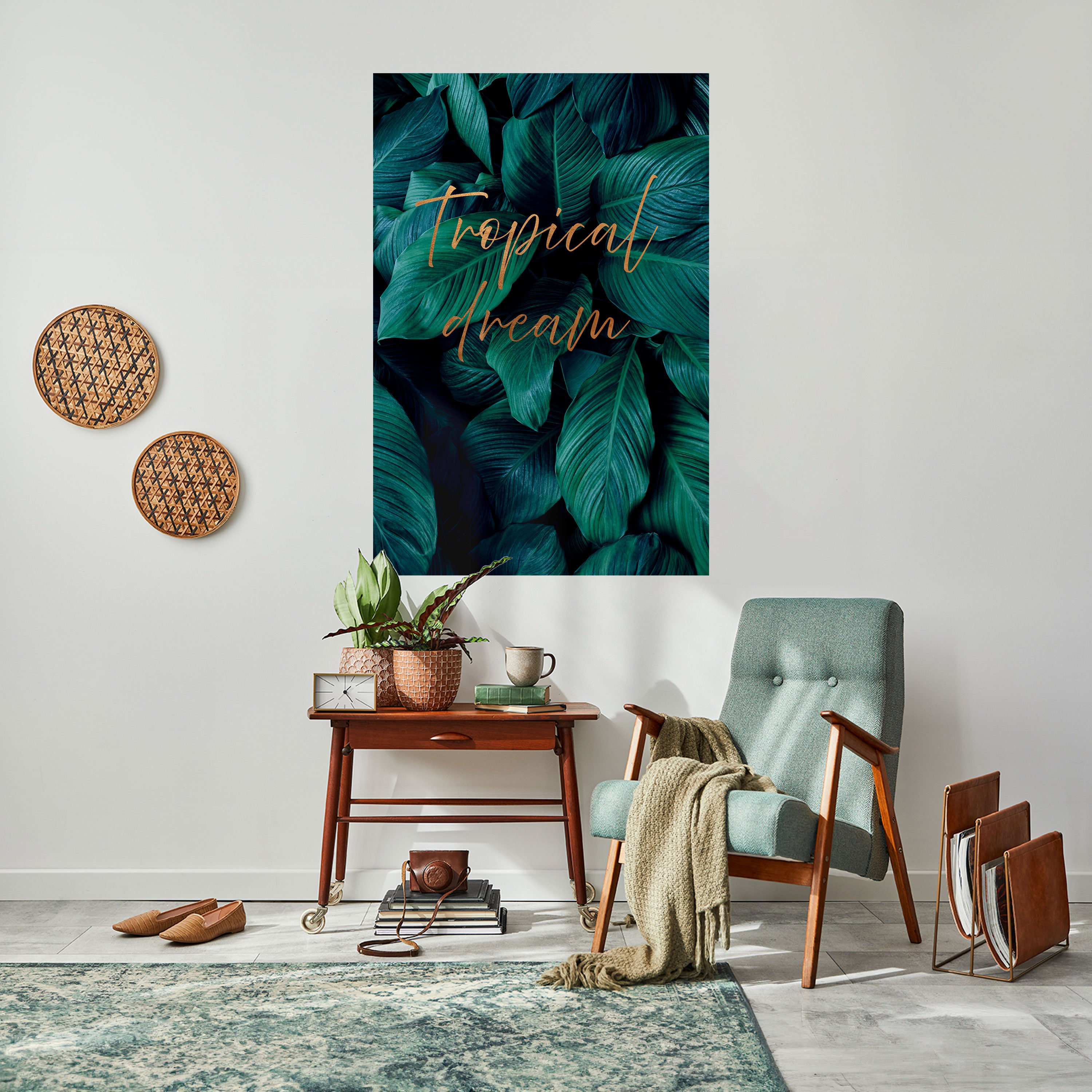 TROPICAL BLISS Naklejka/Plakat pionowy