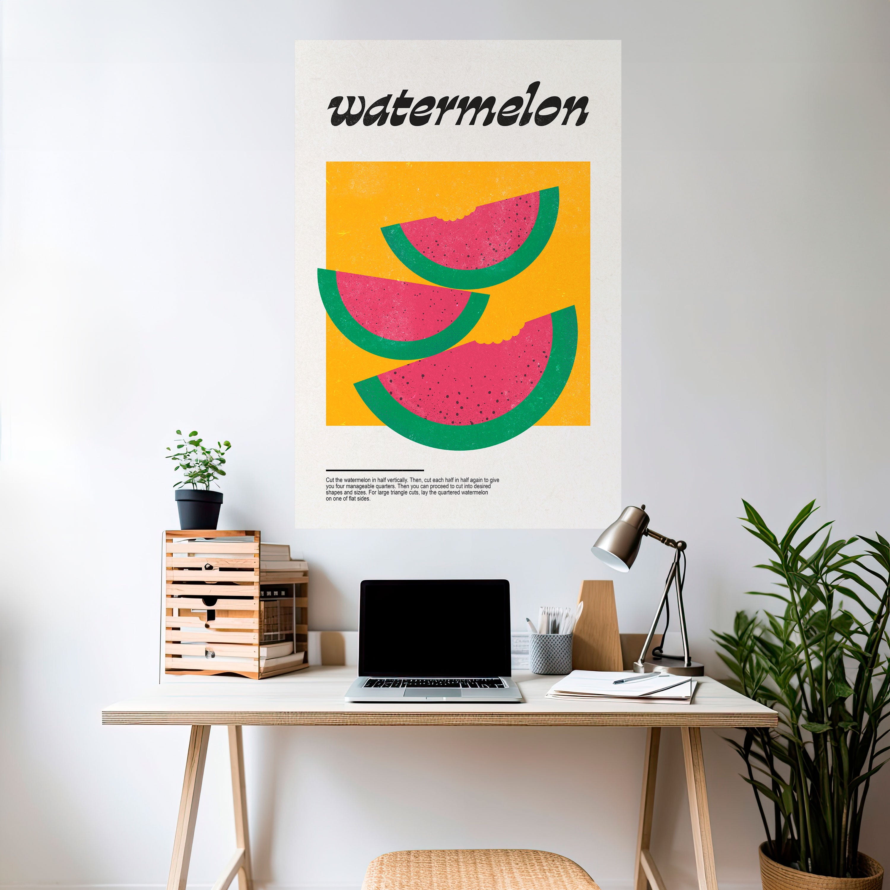 WATERMELON WHIMSY Naklejka/Plakat pionowy